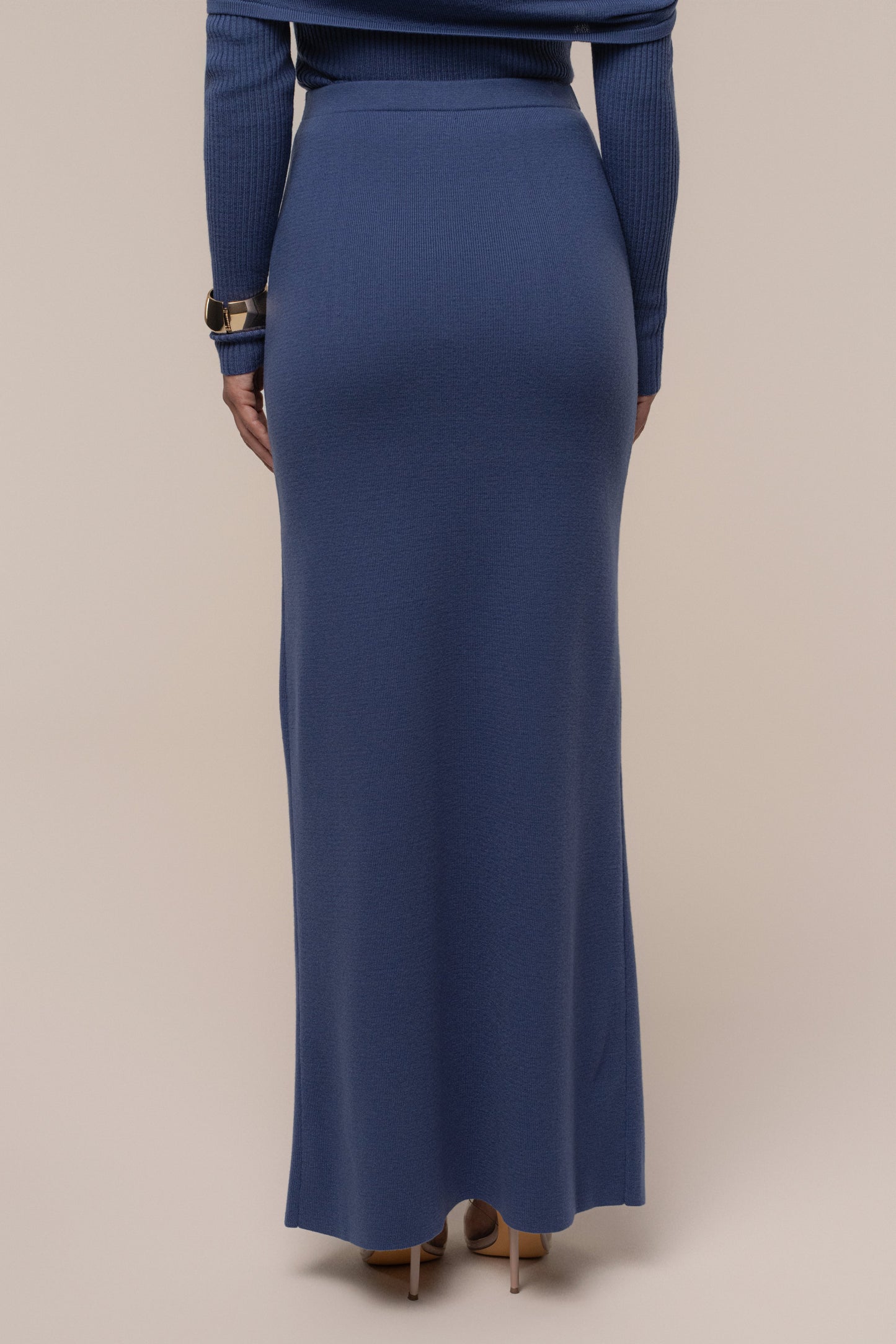 Dusk London Knit Maxi Skirt JLUXLABEL