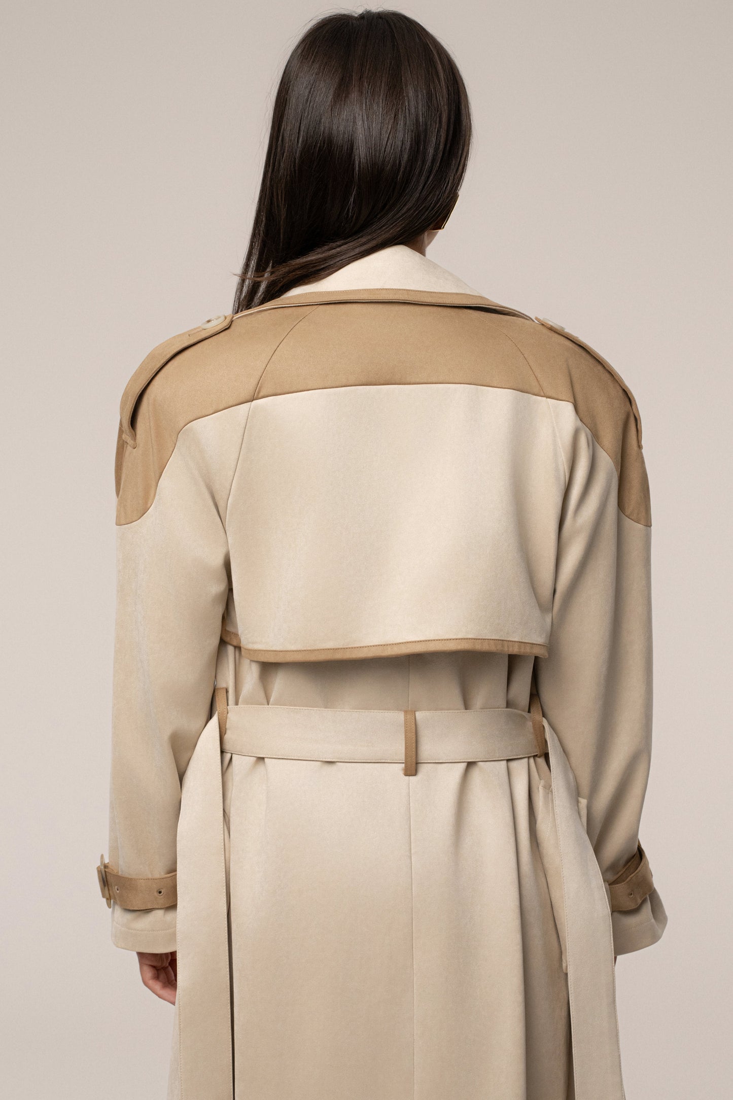 Tan Elite Suede Coat JLUXLABEL