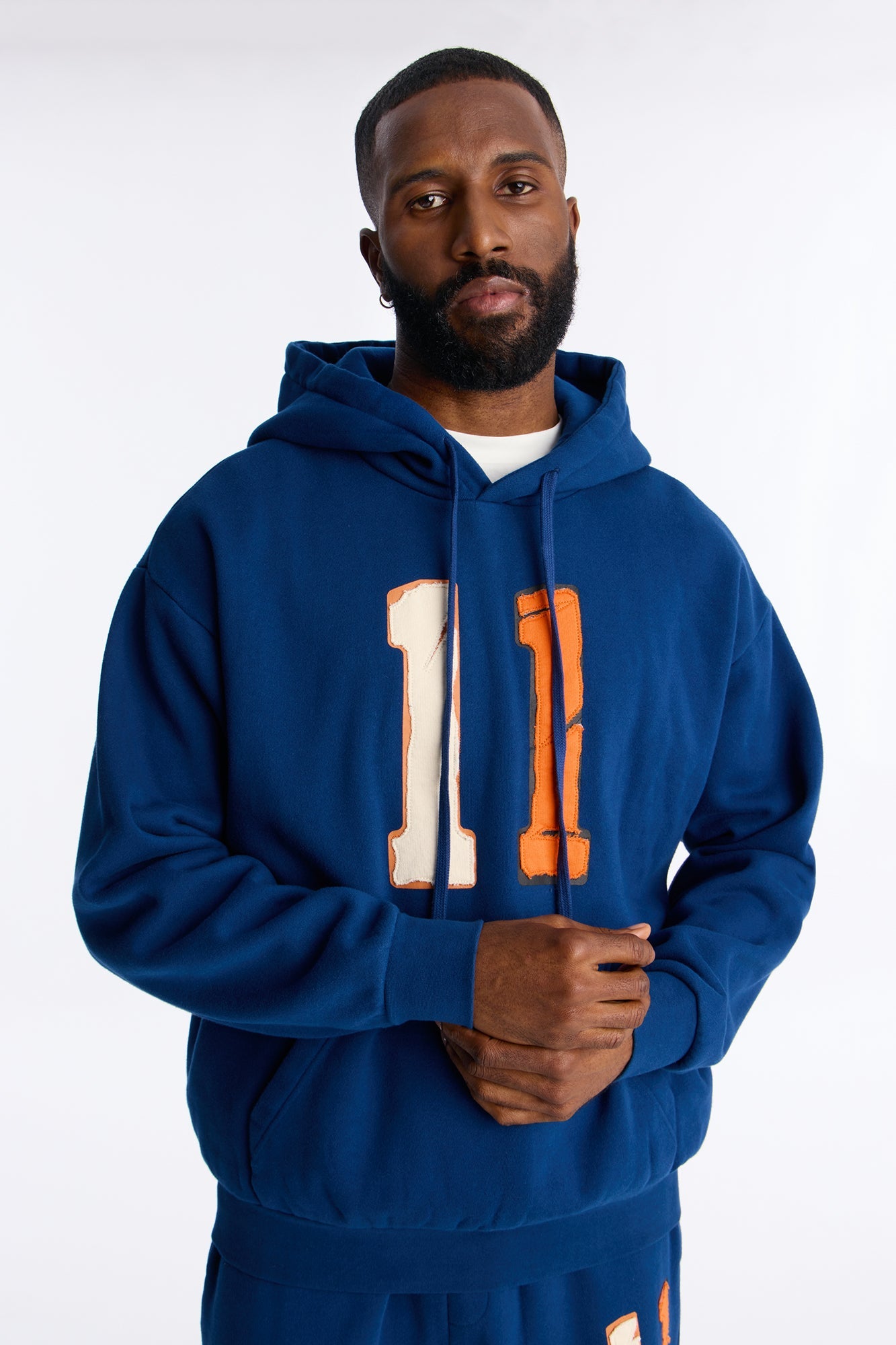 Broadway Patch Hoodie - Navy