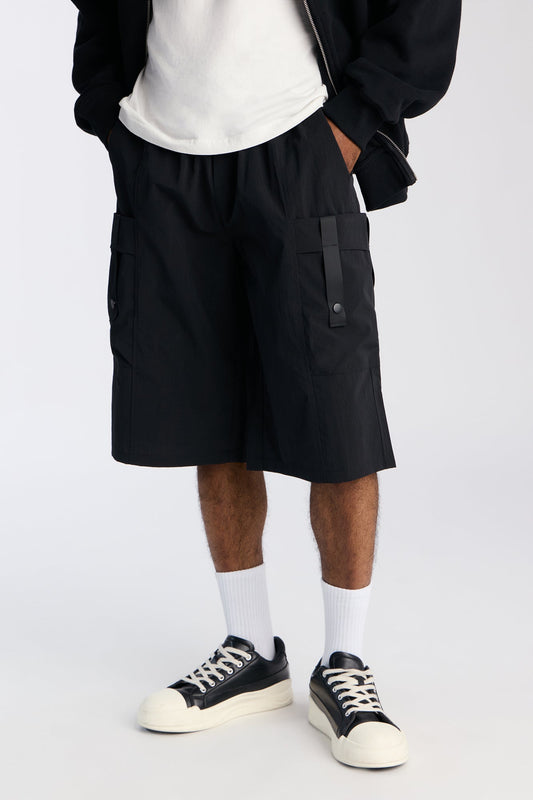 Relaxed Ninth Element Tech Short - Black