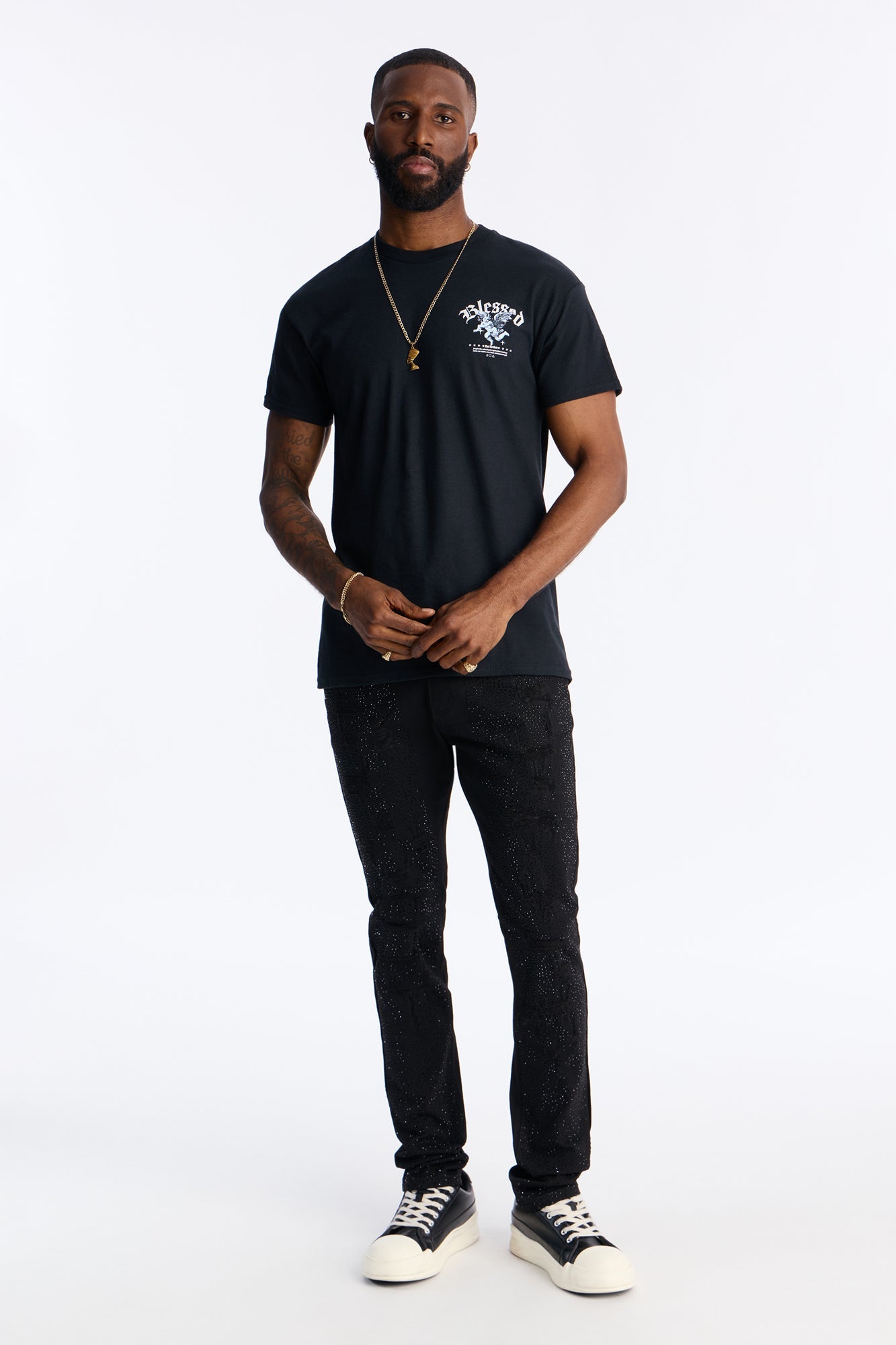 Blessed Not Broken Short Sleeve Tee - Black