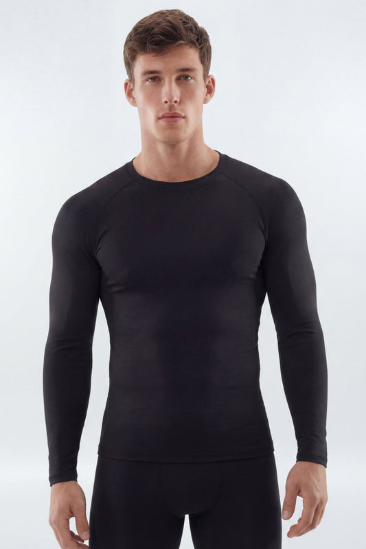 PowerFlex™ Compression Long Sleeve Top - Black