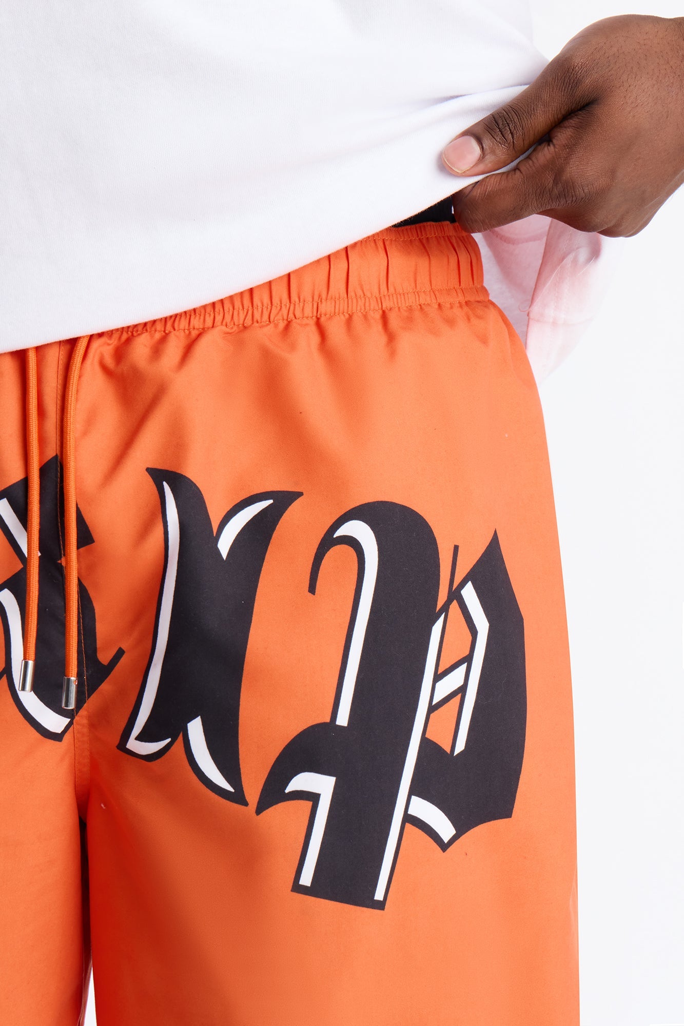 All The Drip Swim Trunk 7″ - Orange