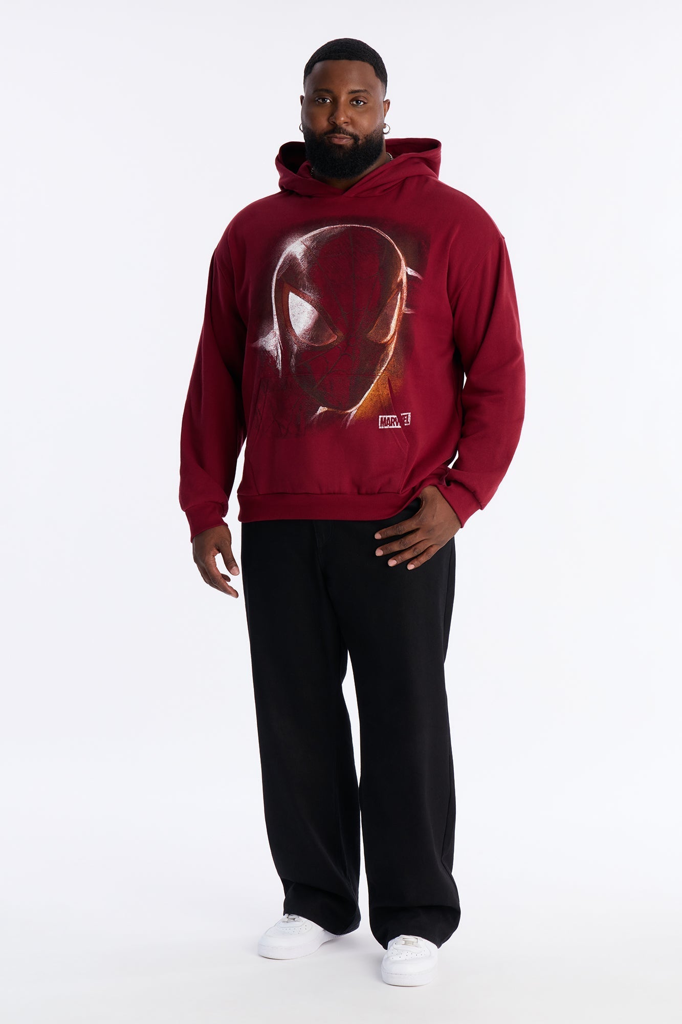 Marvel Spiderman Be Greater Hoodie - Burgundy