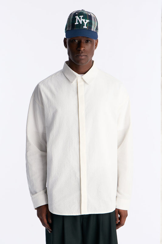 Pure Romance Button Up Shirt - White