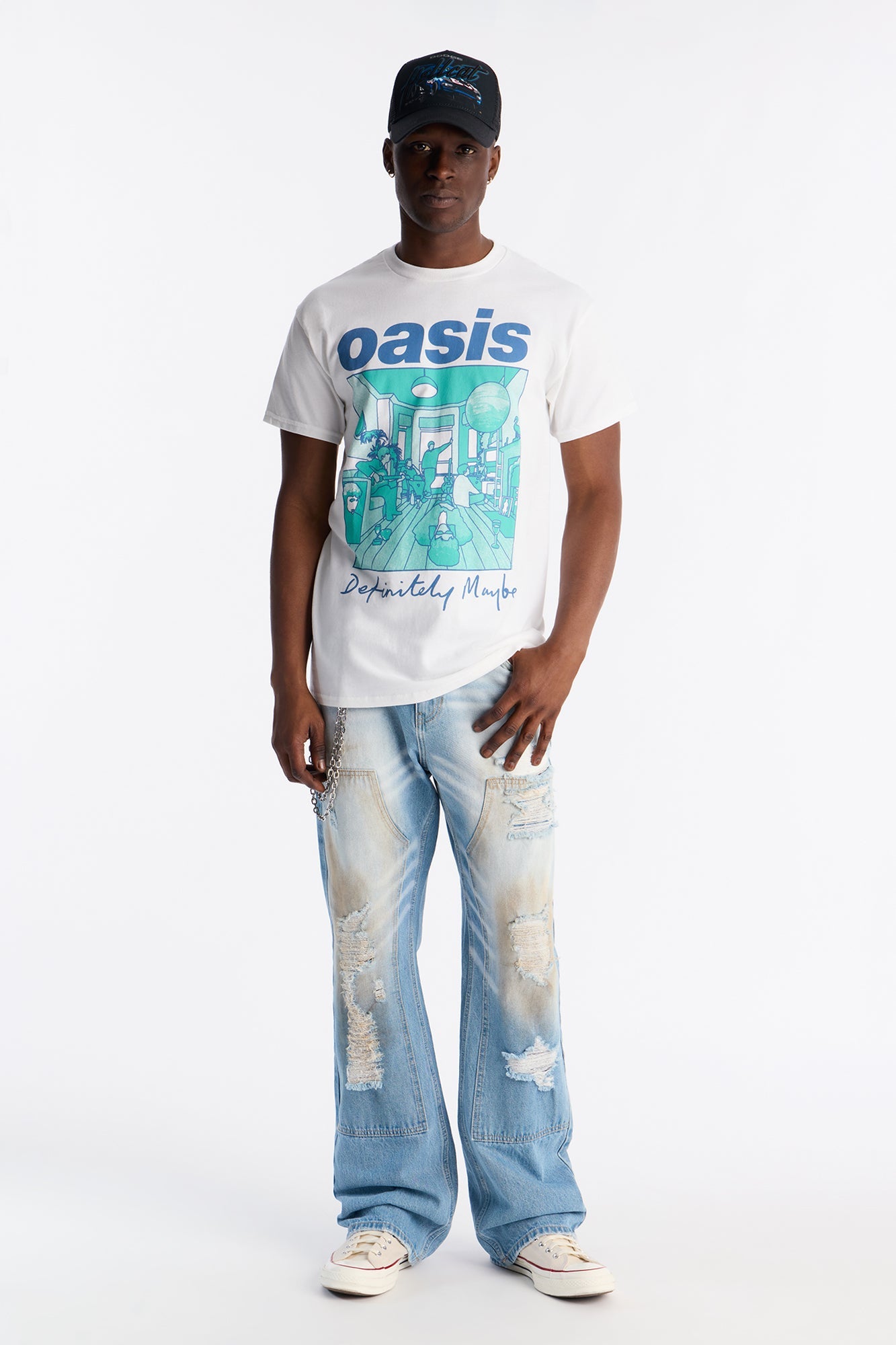 Oasis Definitely Maybe Short Sleeve Tee - White