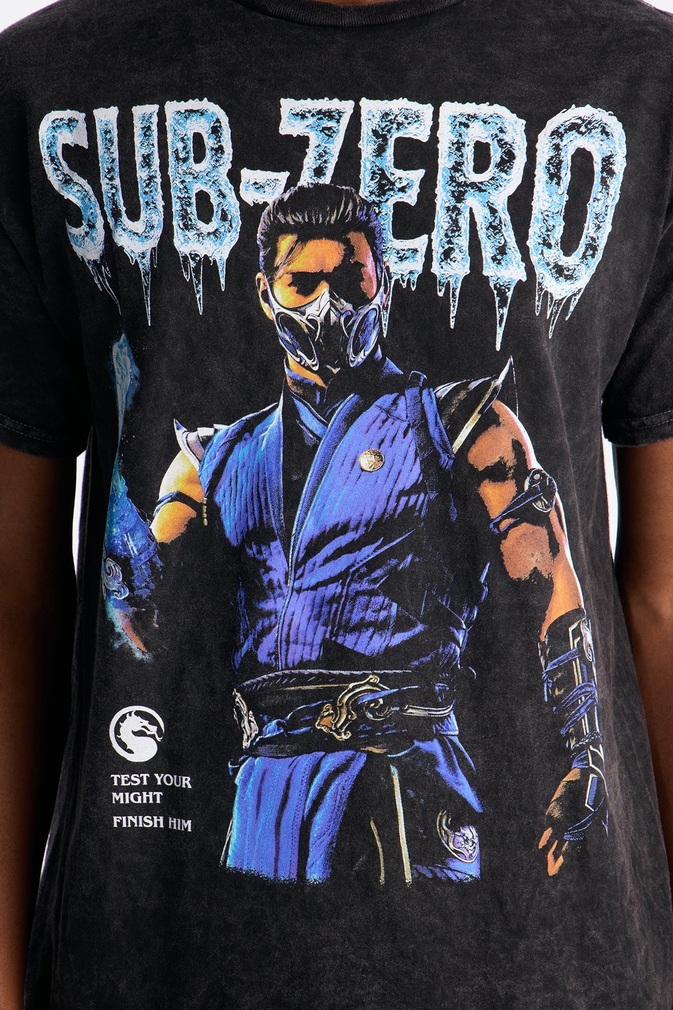Mortal Kombat Sub Zero Flawless Victory Short Sleeve Tee - Black