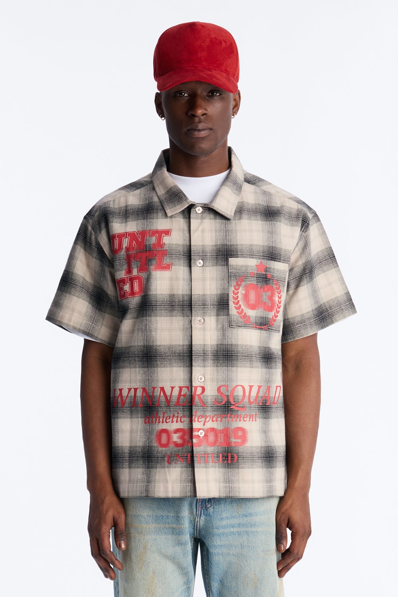 Winners Quad Button Up Shirt - Black