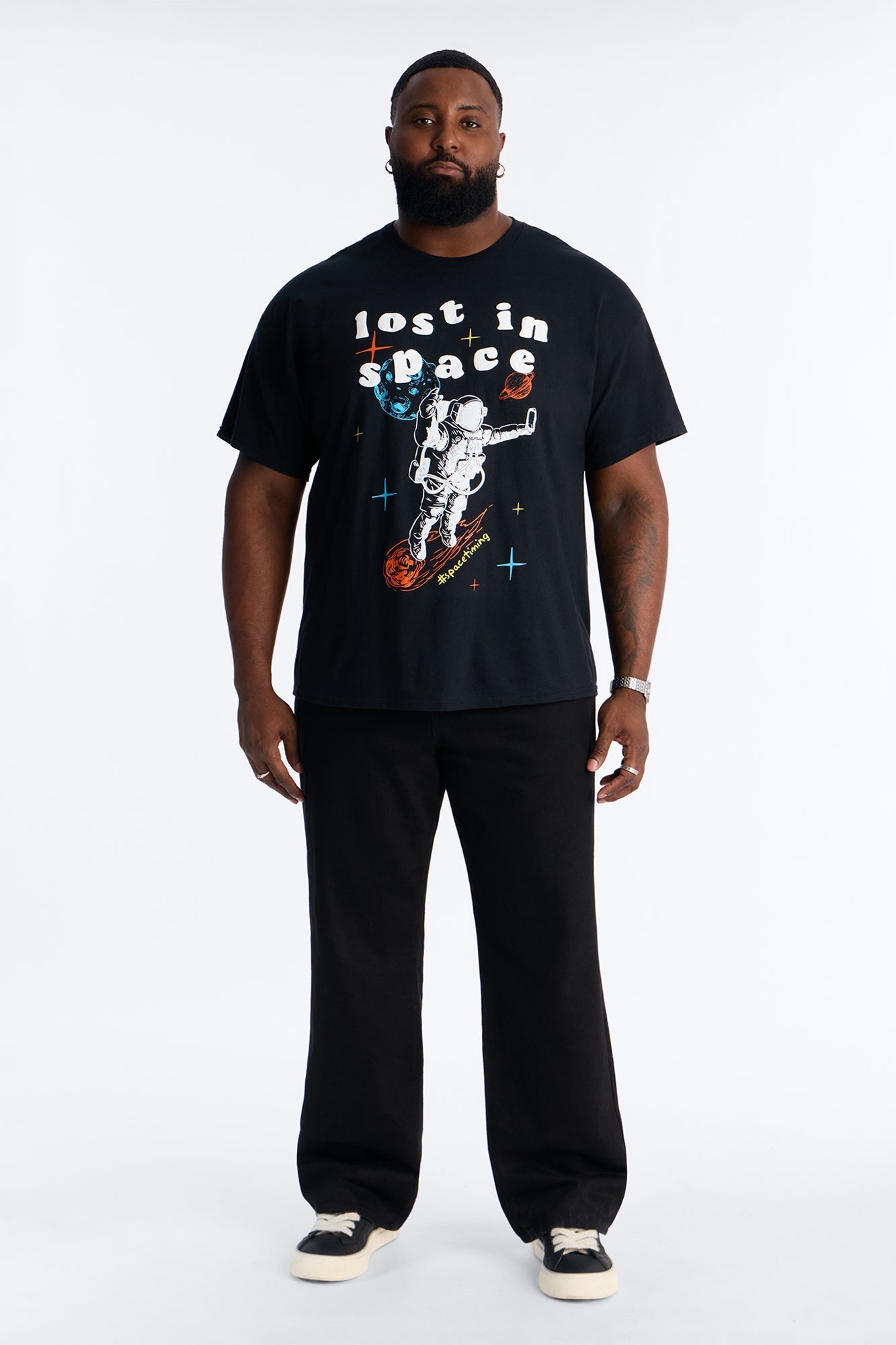 The Most High Lost In Space Short Sleeve Tee - Black