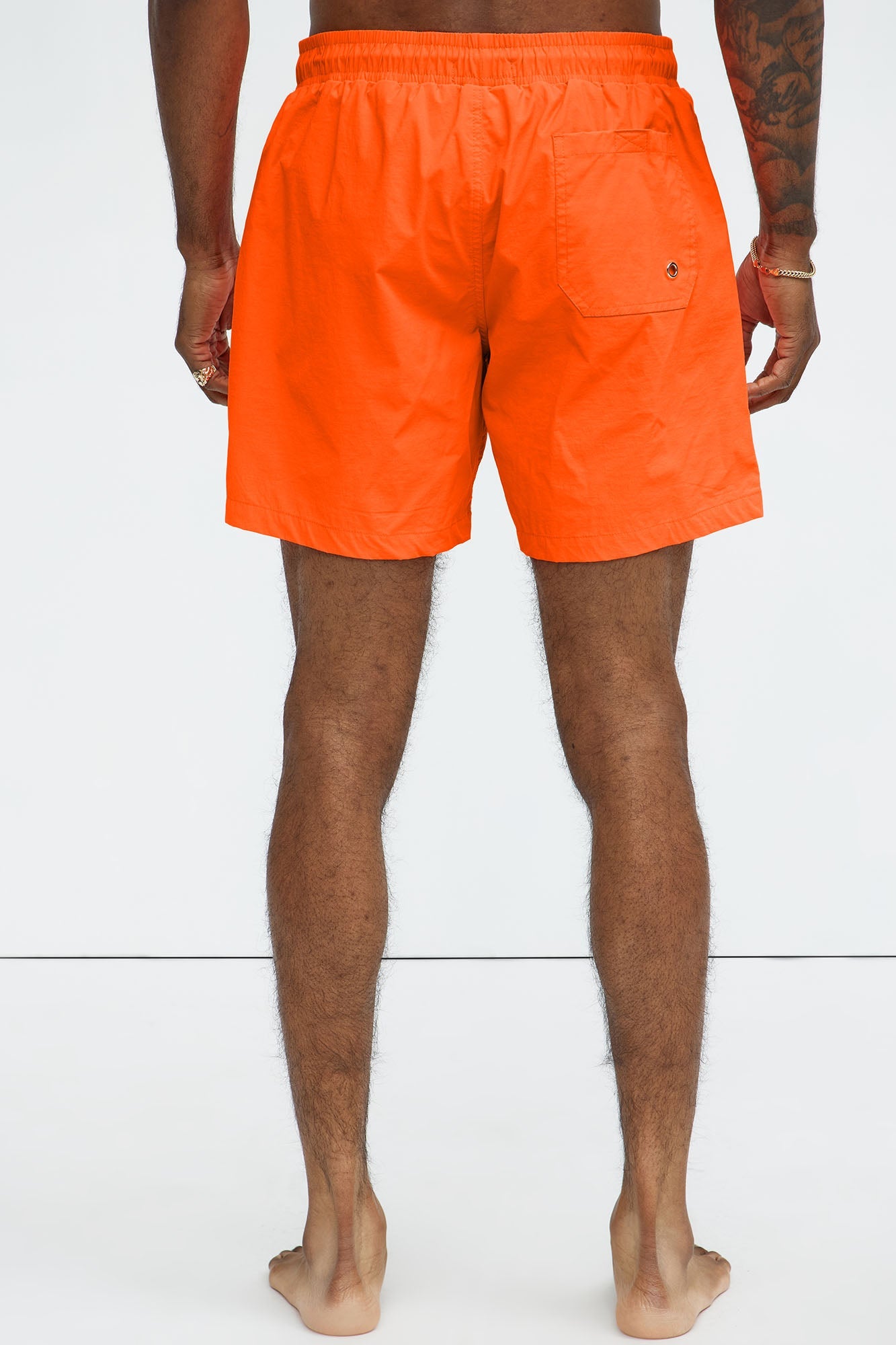 Montez Stretch Swim Trunk 7″ - Orange