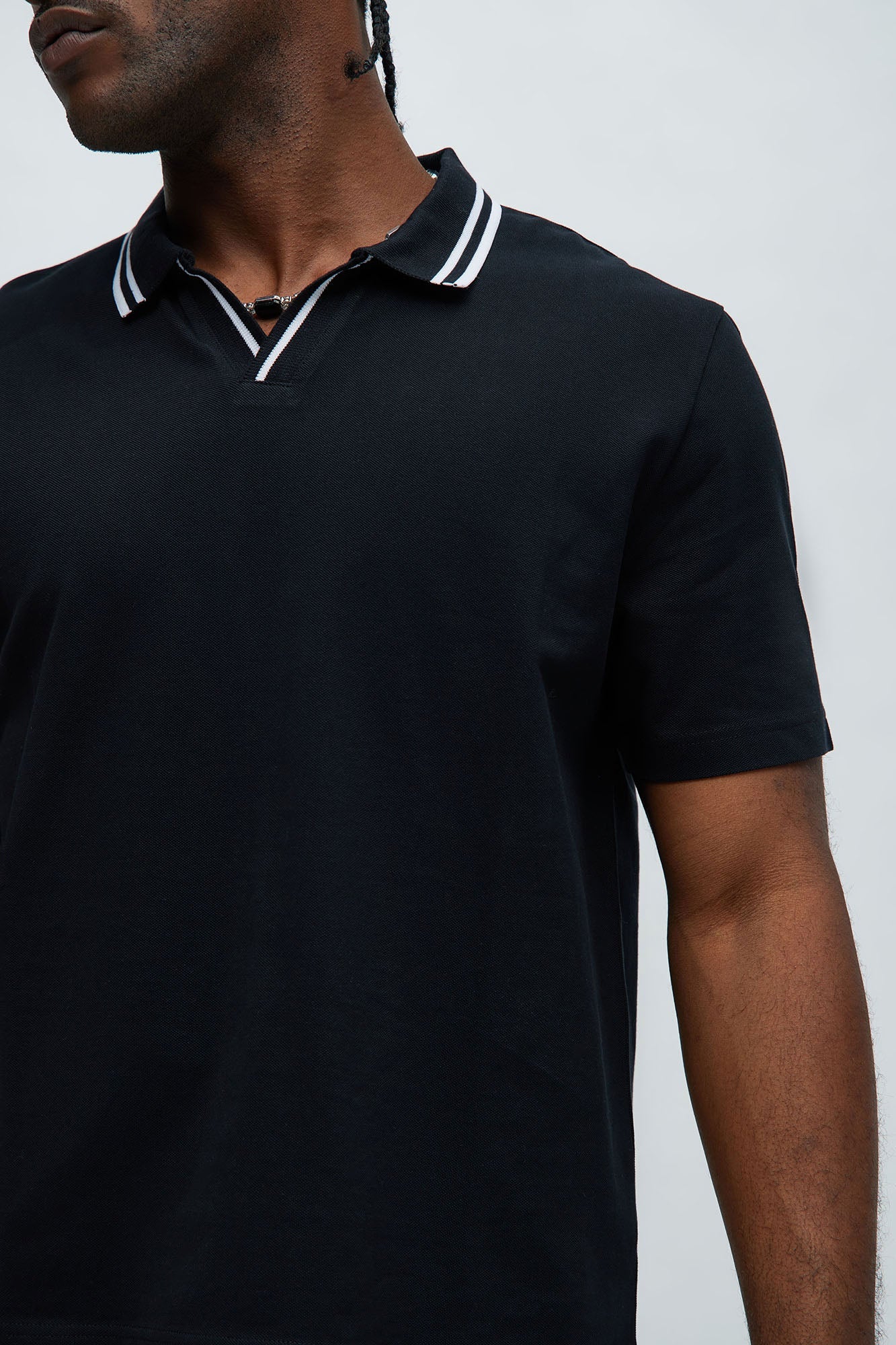 Jaxon Short Sleeve Polo - Black