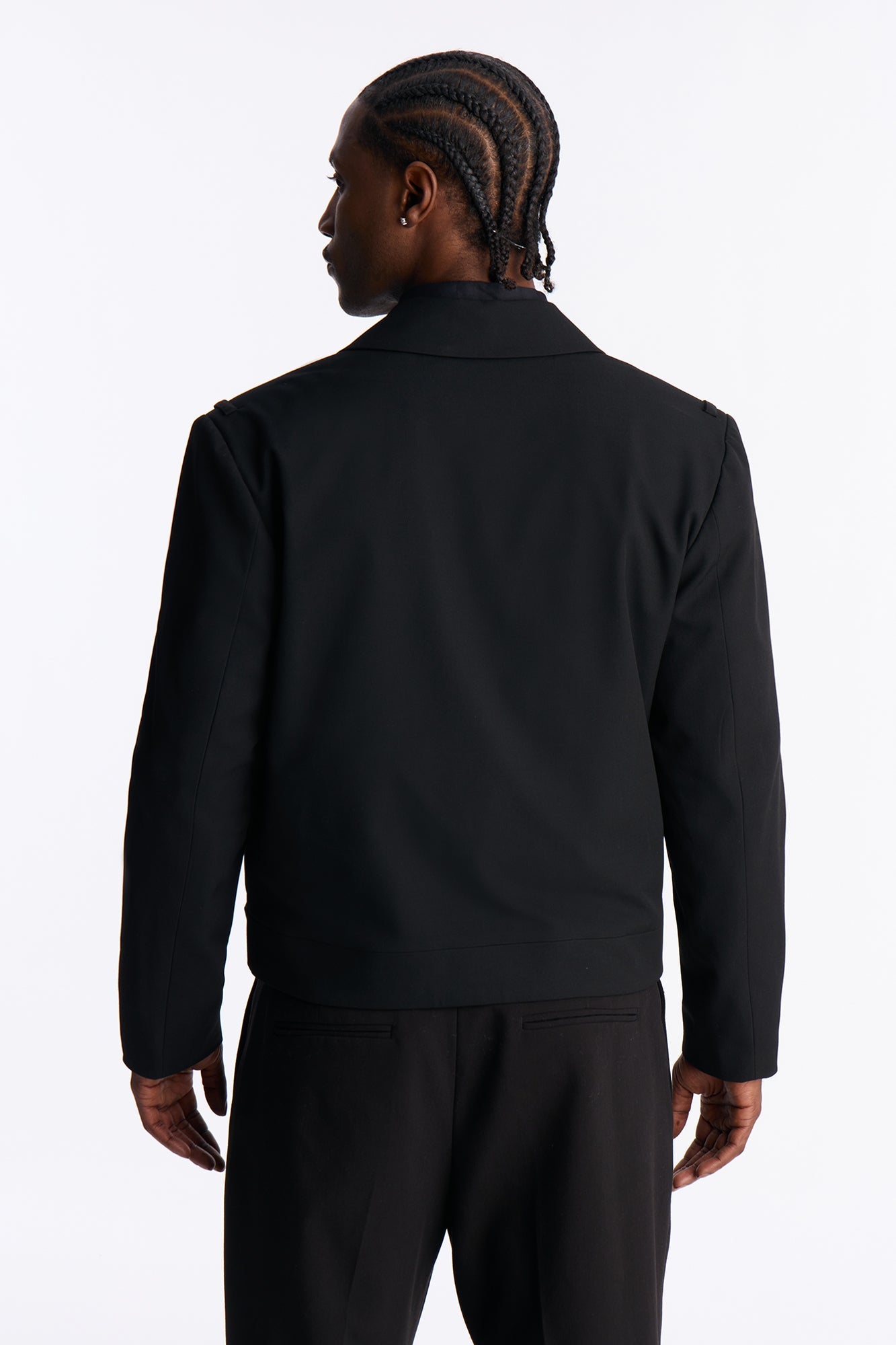 Merged Worlds Detailed Jacket - Black