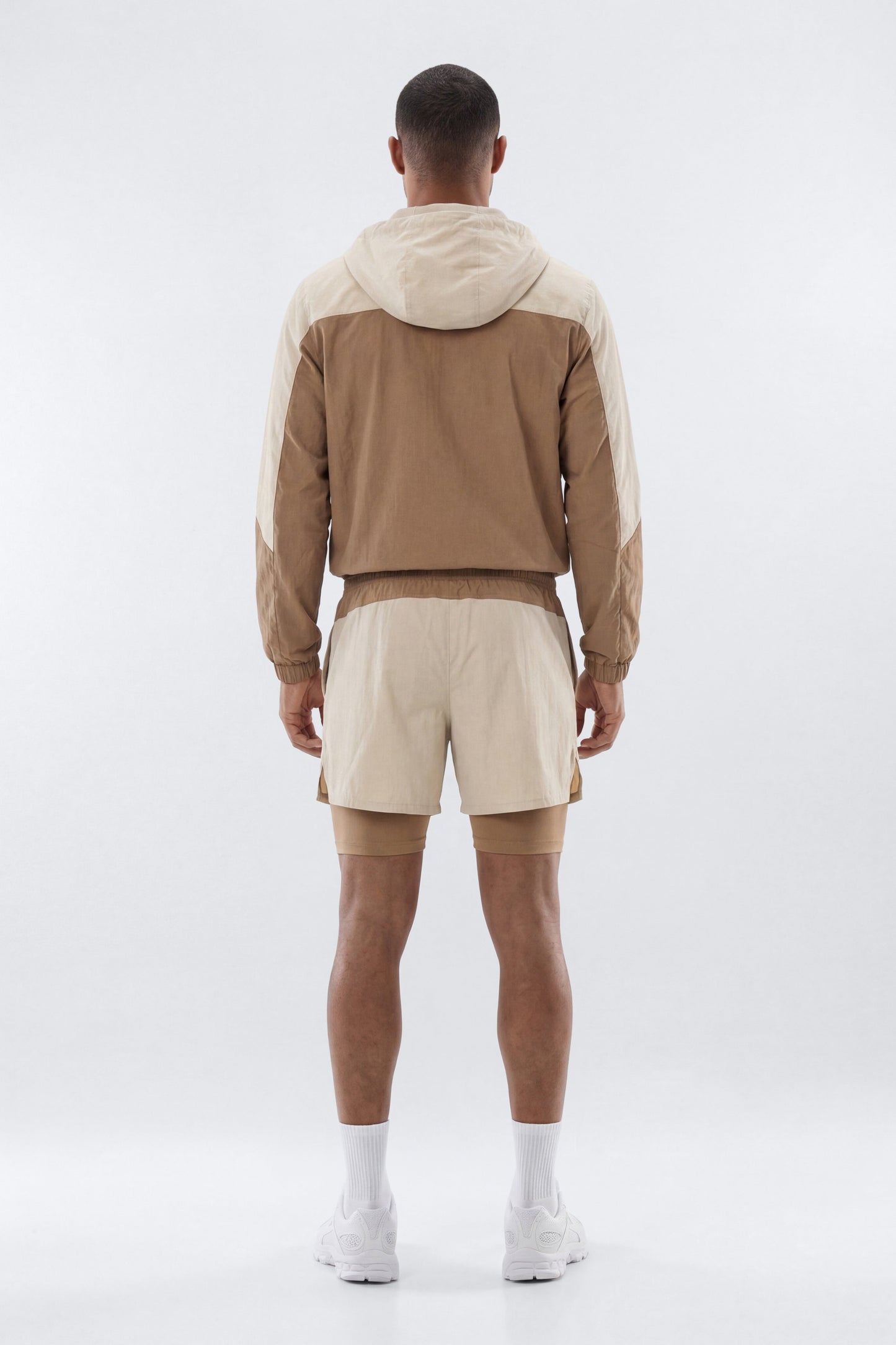 ProRipStop 7″ Built In Compression Shorts - Taupe