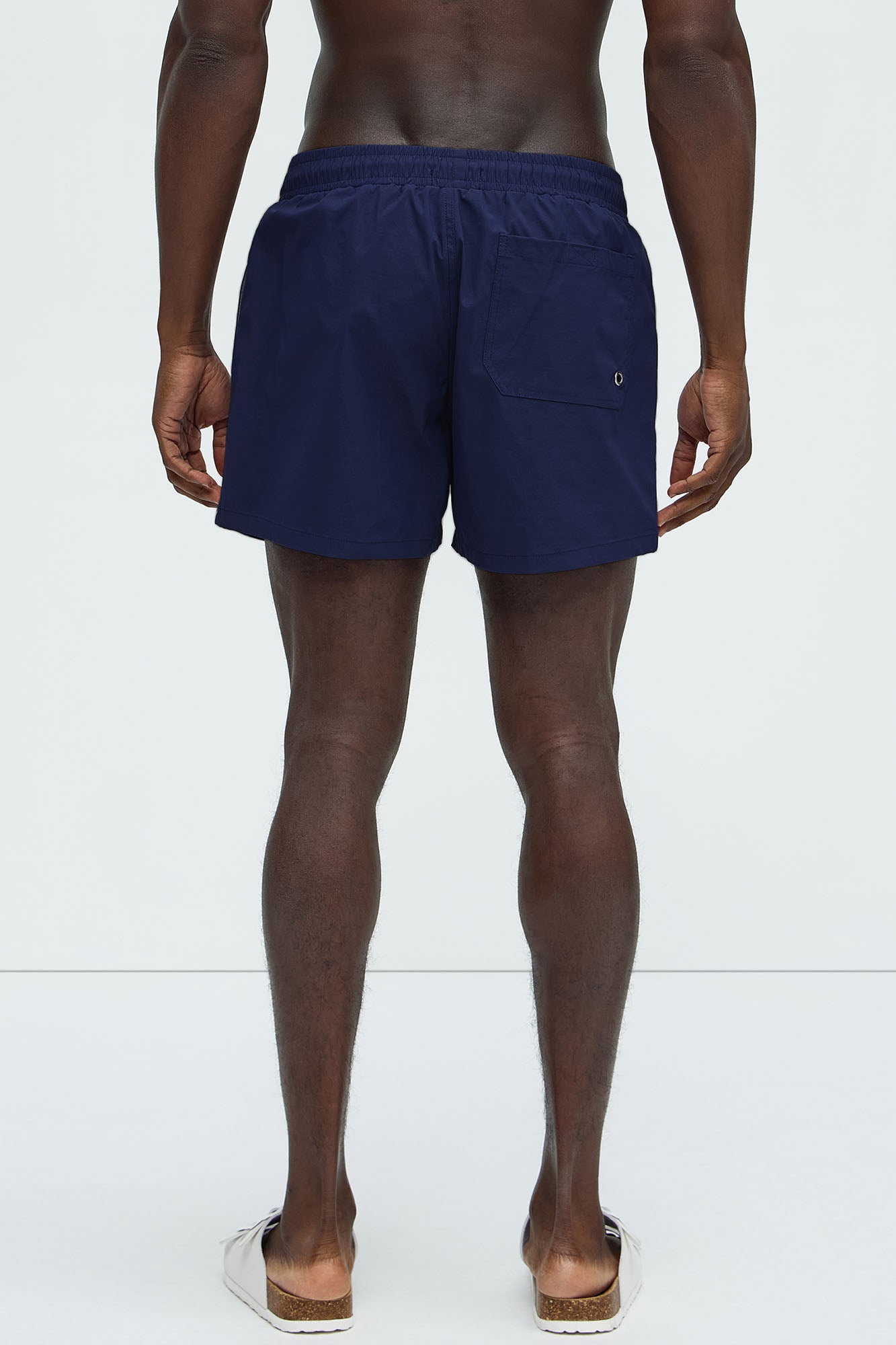 Montez Stretch Swim Trunk 4″ - Navy