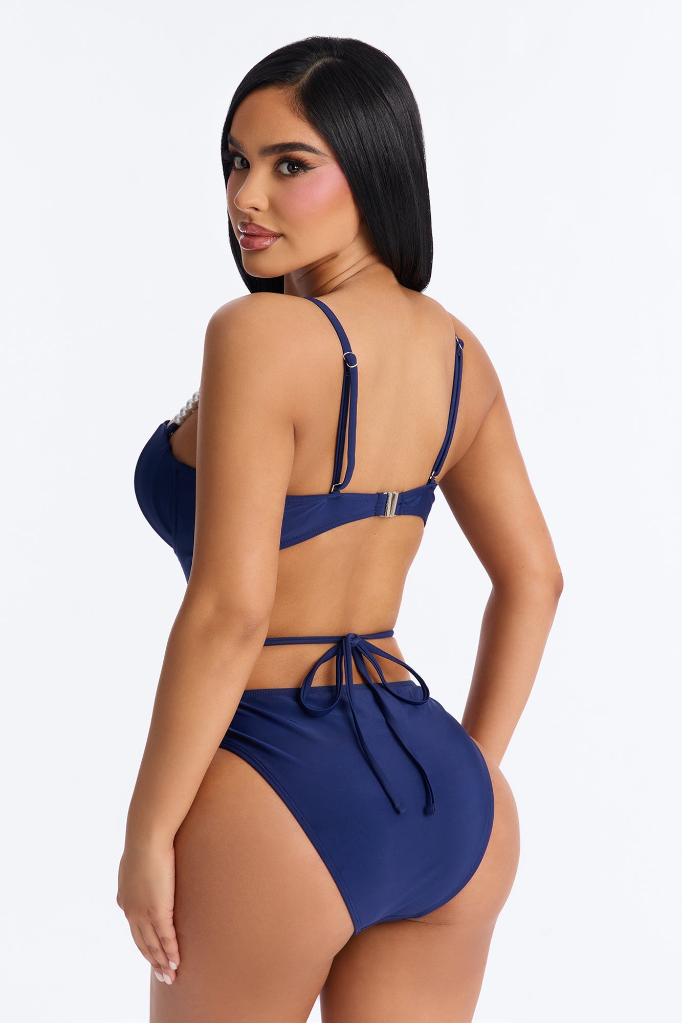 Summer Forever 1 Piece Swimsuit - Navy Fashion Nova