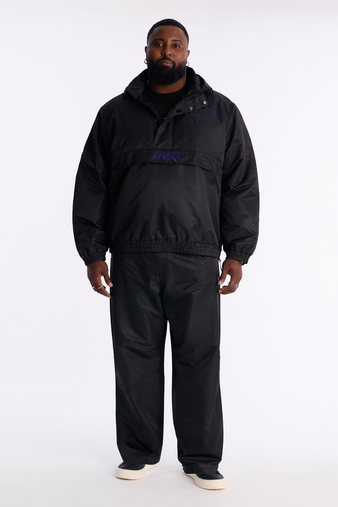 Lakers Black Out Pant - Black