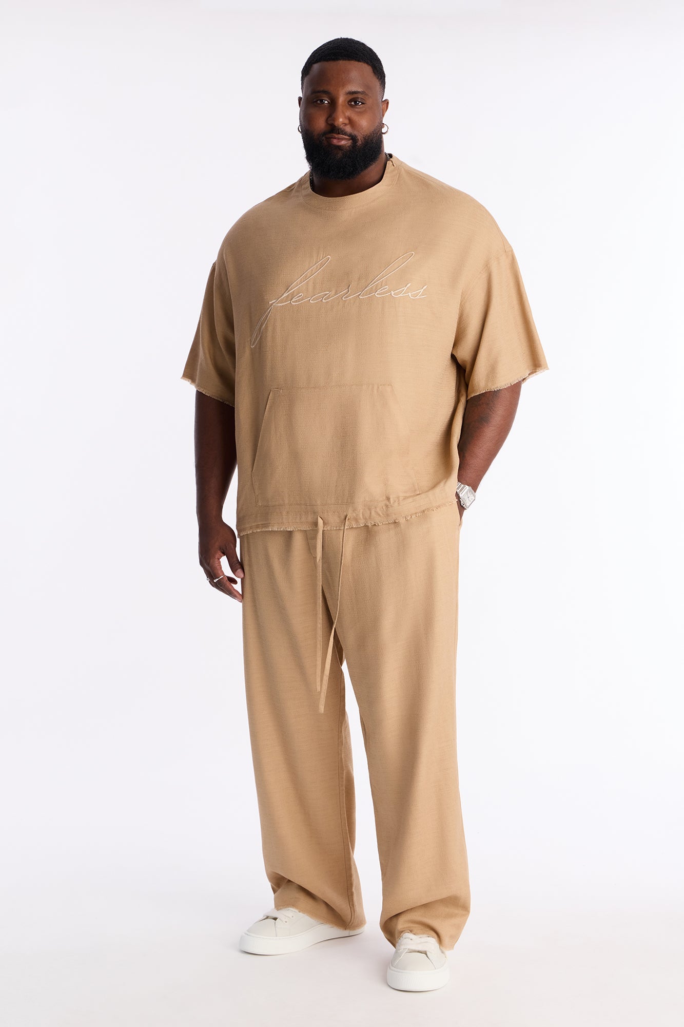 High Rise Tropic Fearless Pant - Tan