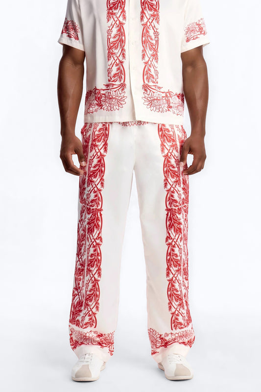 KOS Straight Pants - White