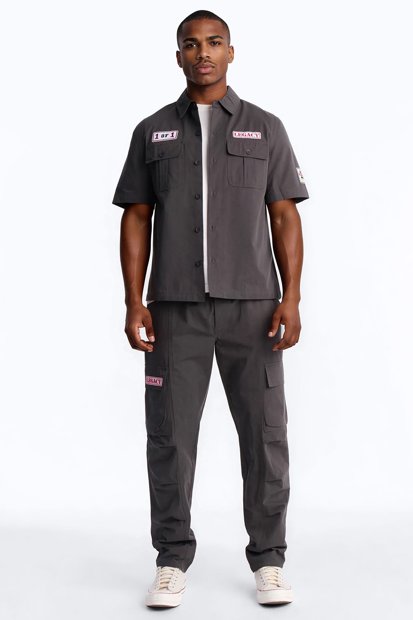 Slim Social Project Utility Pant - Grey
