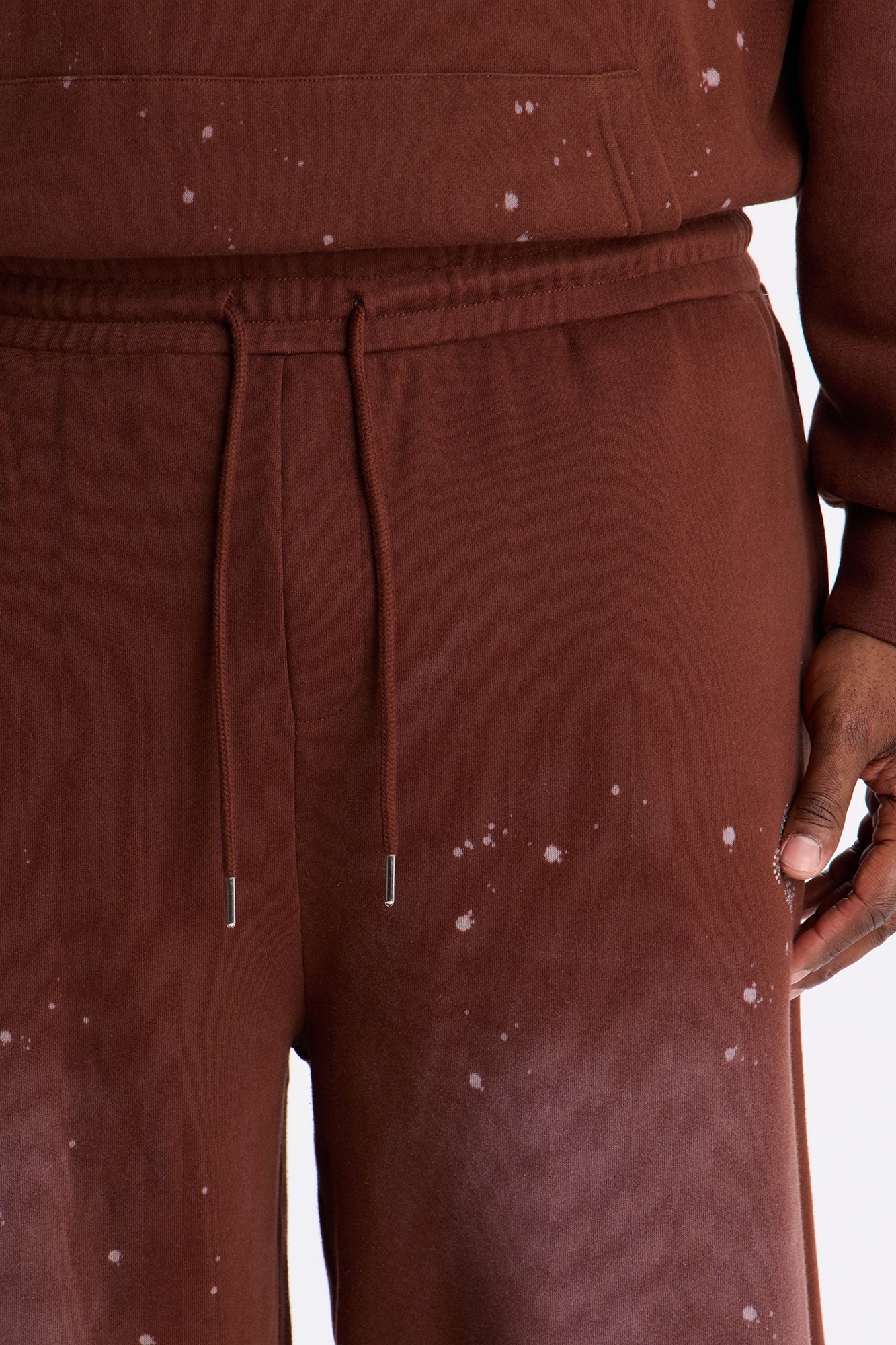 Saints And Sinners Distressed Sweatpants - Brown