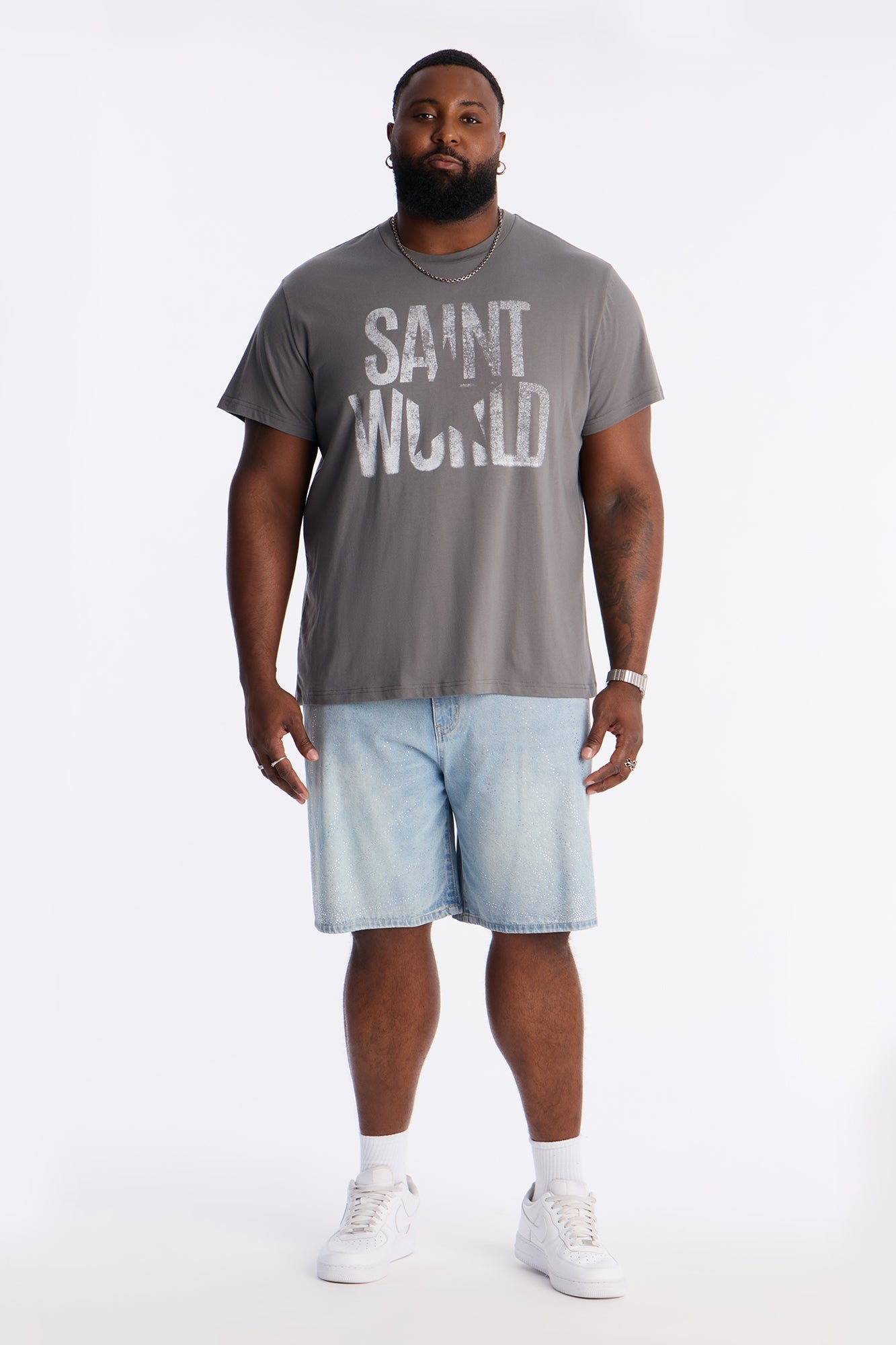 Relaxed Sunflare Denim Short - Light Wash