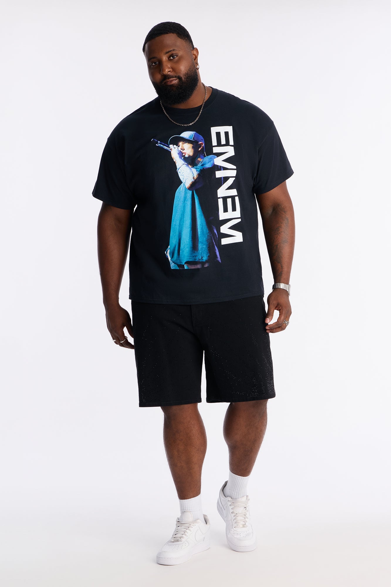 Eminem My Name Is Short Sleeve Tee - Black