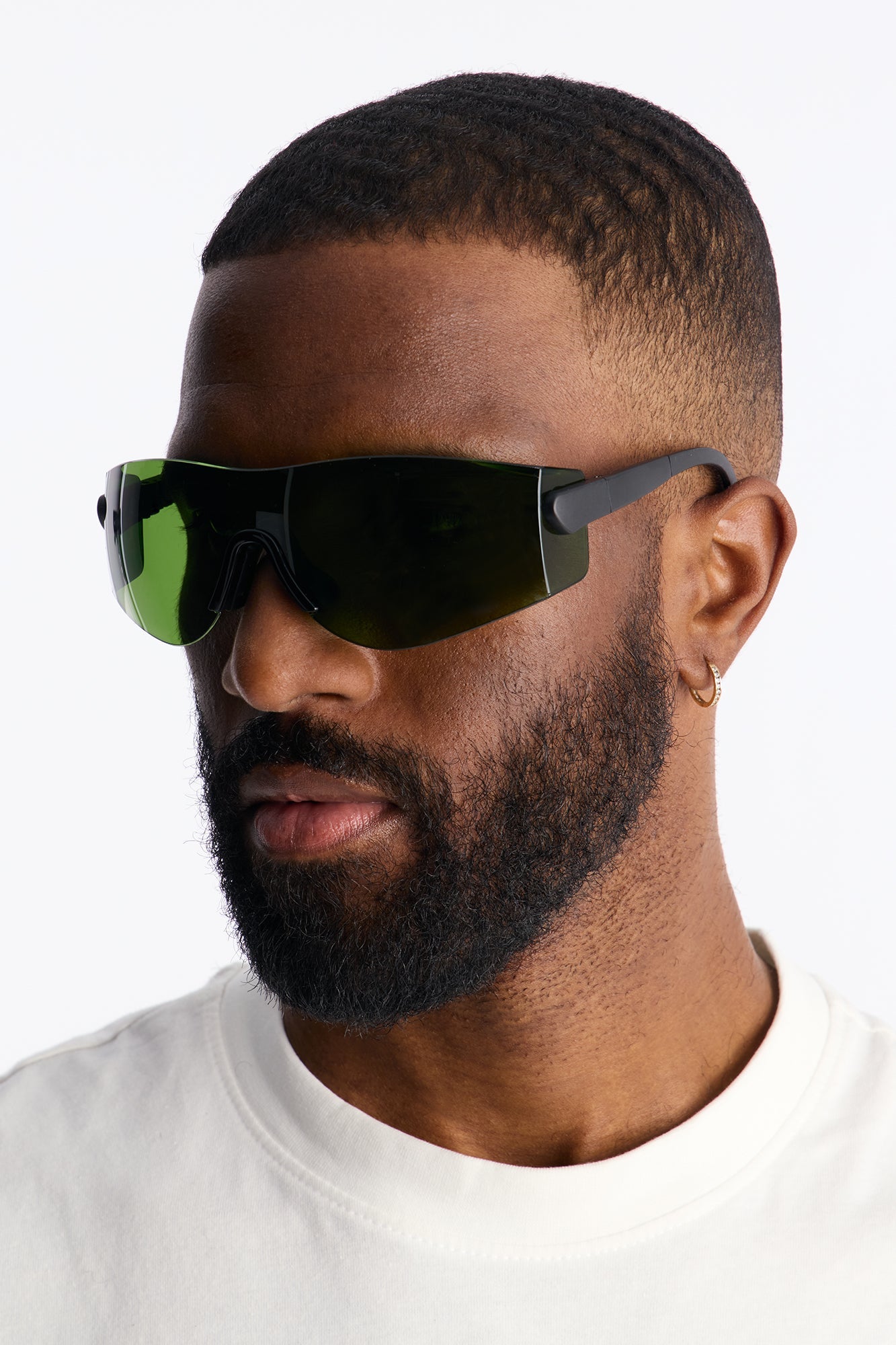 Real Revo Shield Sunglasses - Green