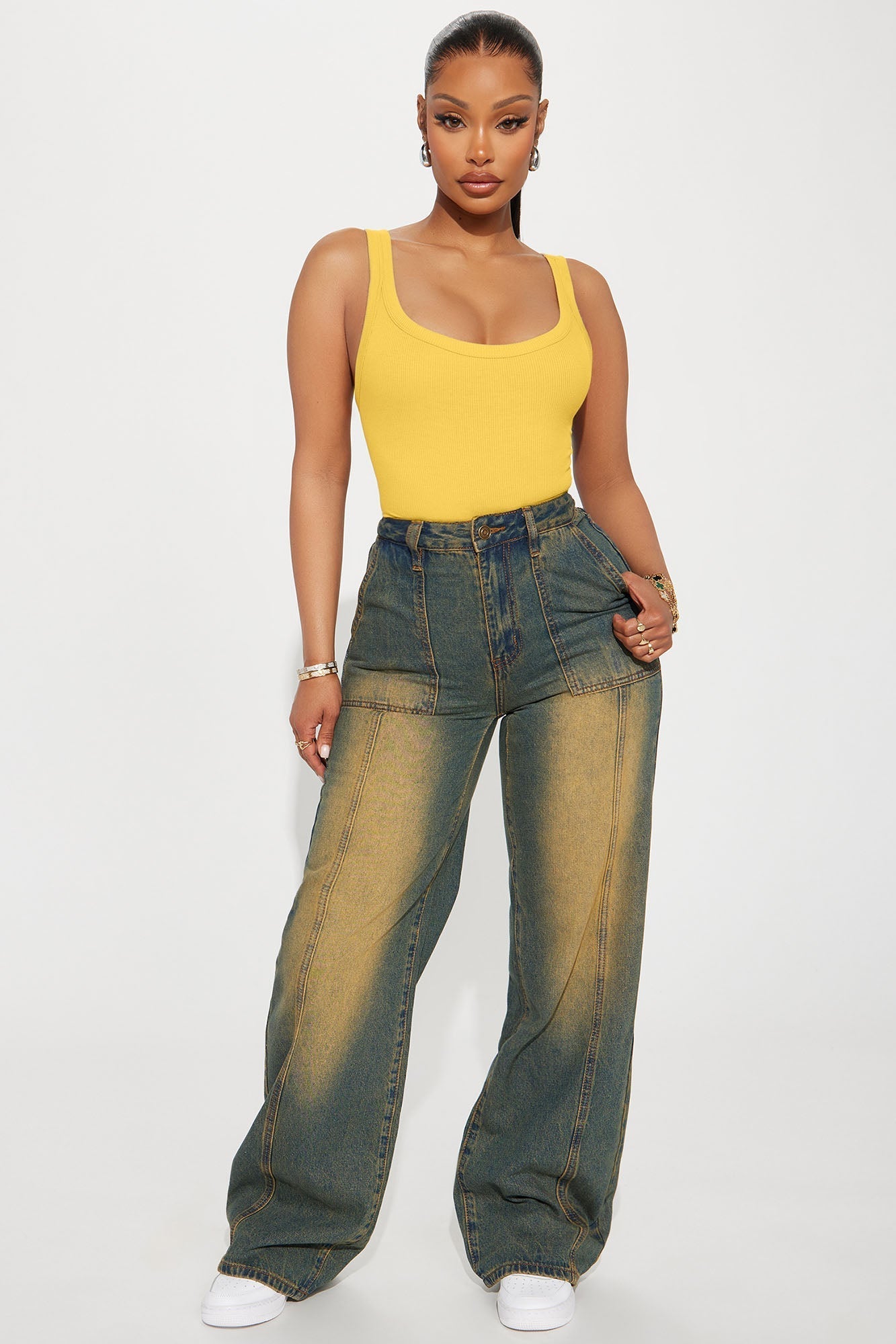 Kennedi Tank Top - Yellow