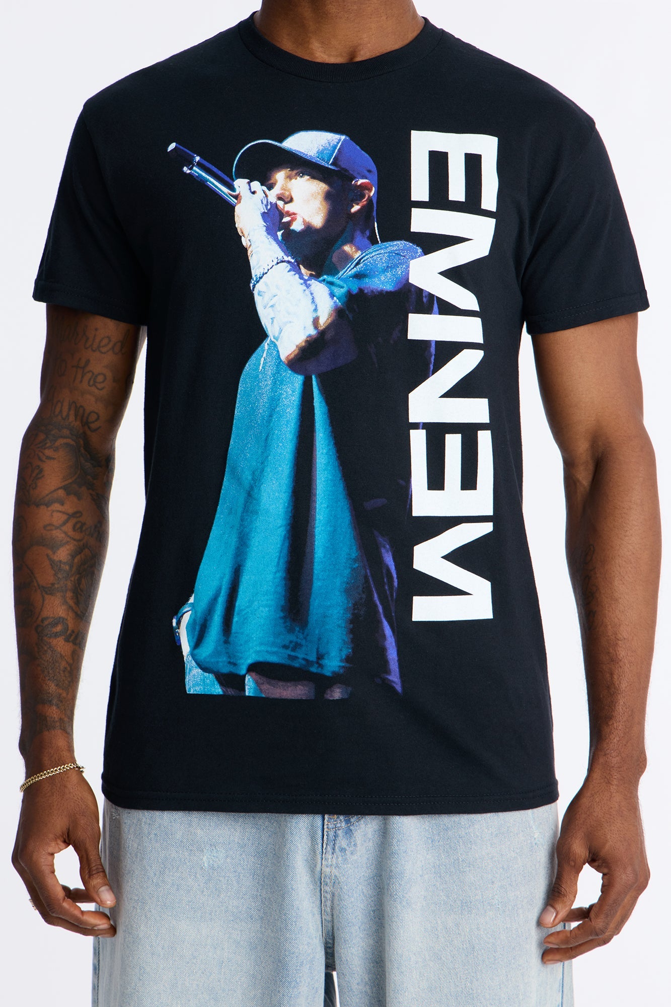 Eminem My Name Is Short Sleeve Tee - Black