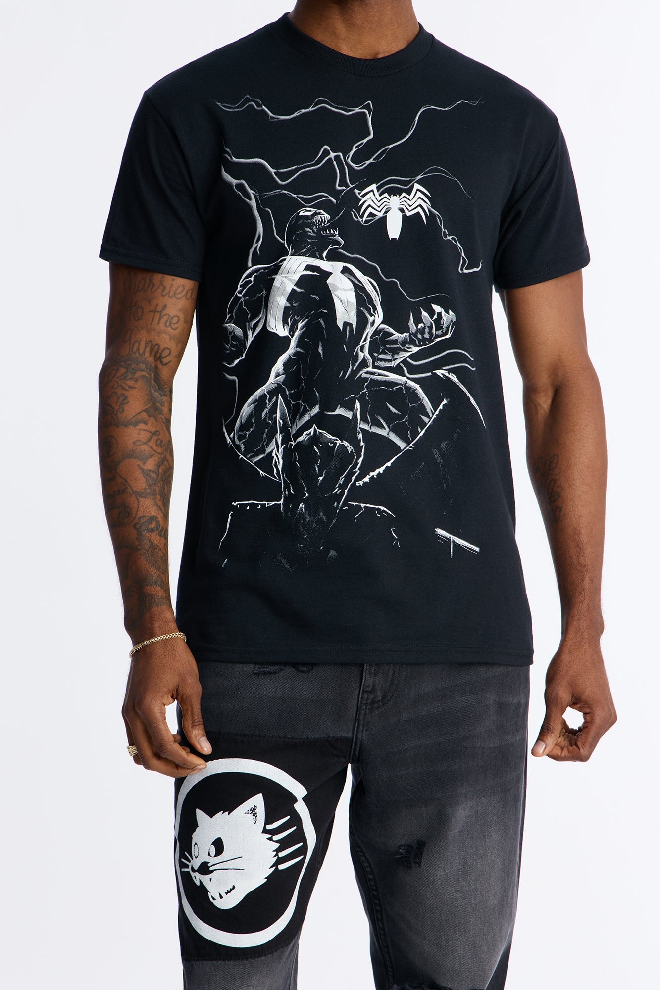 Venom Night Fall Short Sleeve Tee - Black