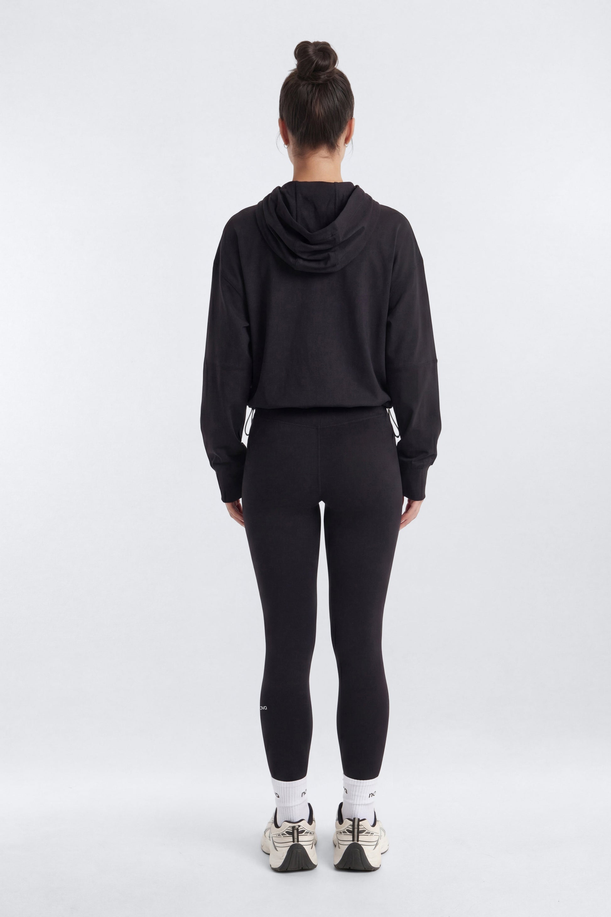 ProStretch™ Front Zip Hoodie Jacket - Black NEWFASHIONEDGE
