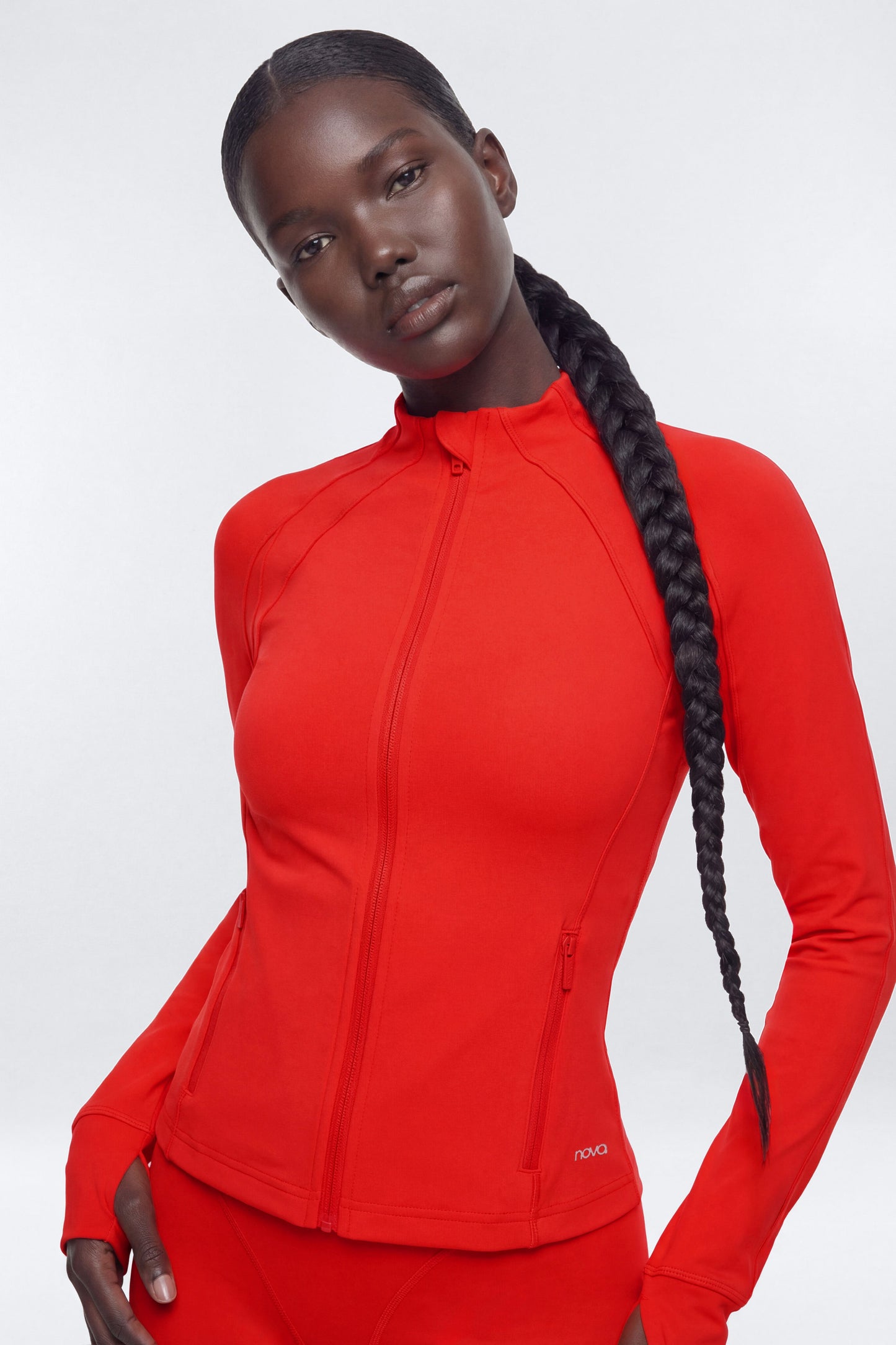 ProStretch™ Front Zip Sports Jacket - Red