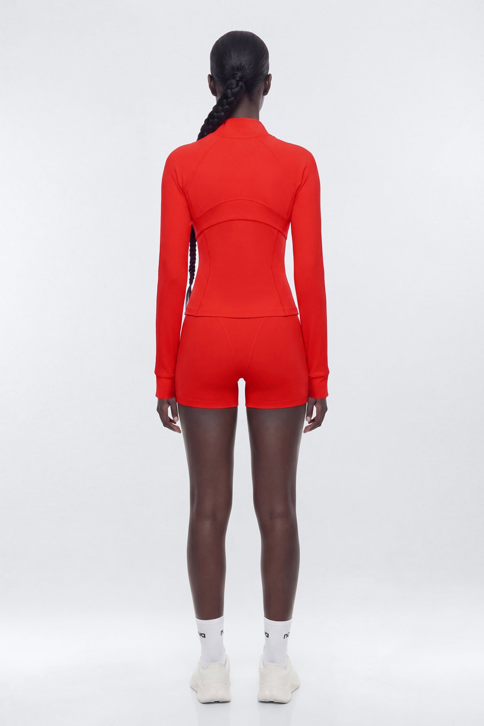 ProStretch™ Front Zip Sports Jacket - Red NEWFASHIONEDGE