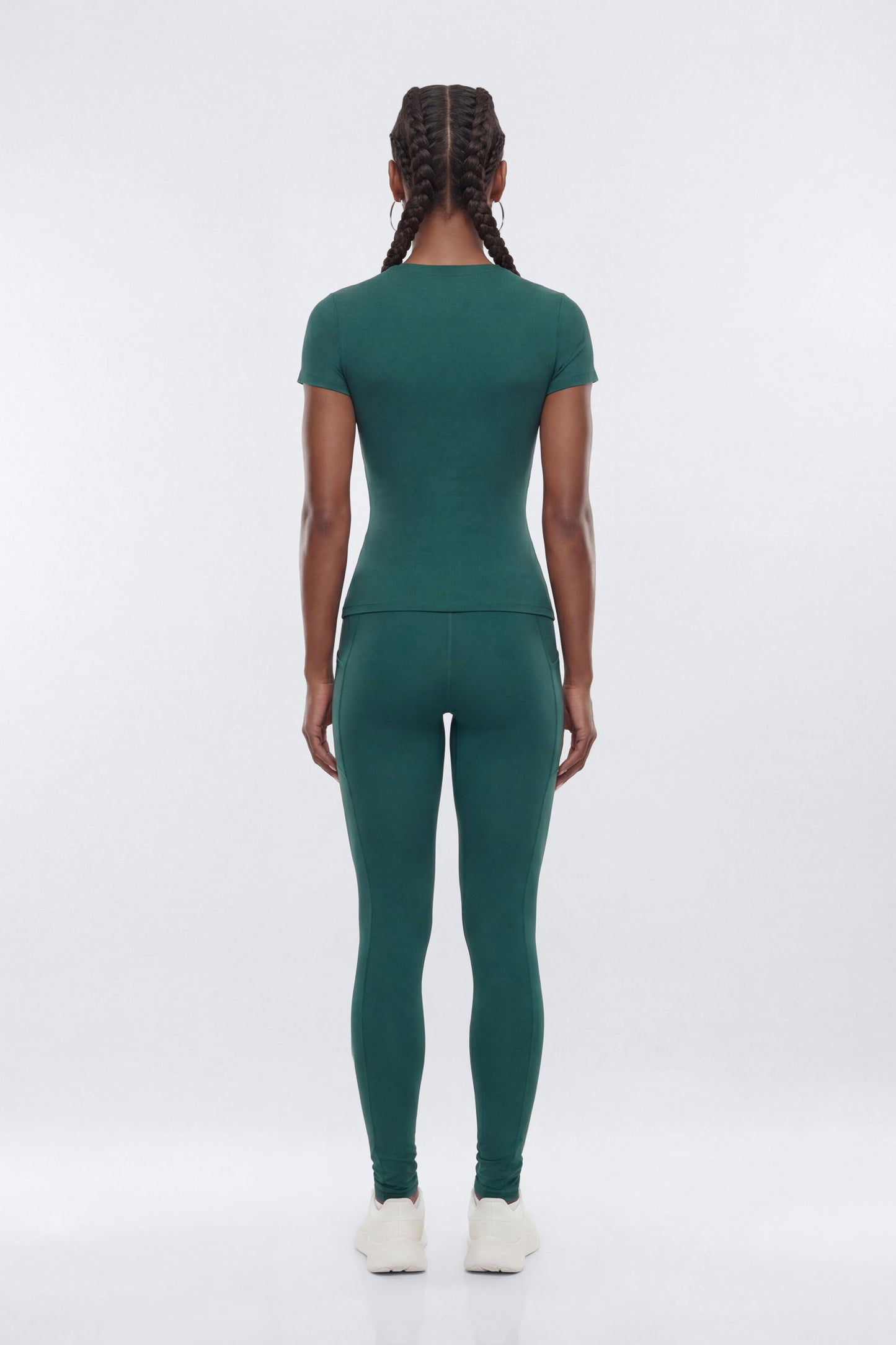 ProStretch™ Short Sleeve Sports Top - Green NEWFASHIONEDGE