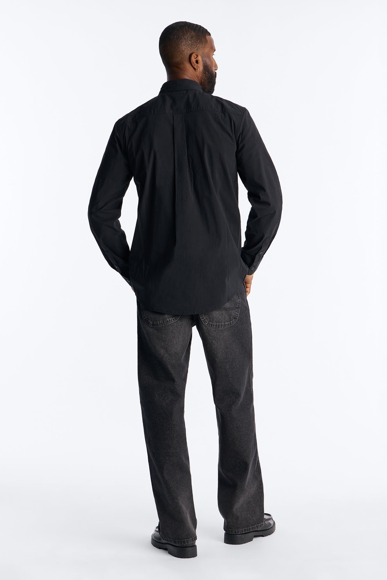 Dickies Utility Long Sleeve Work Shirt - Black