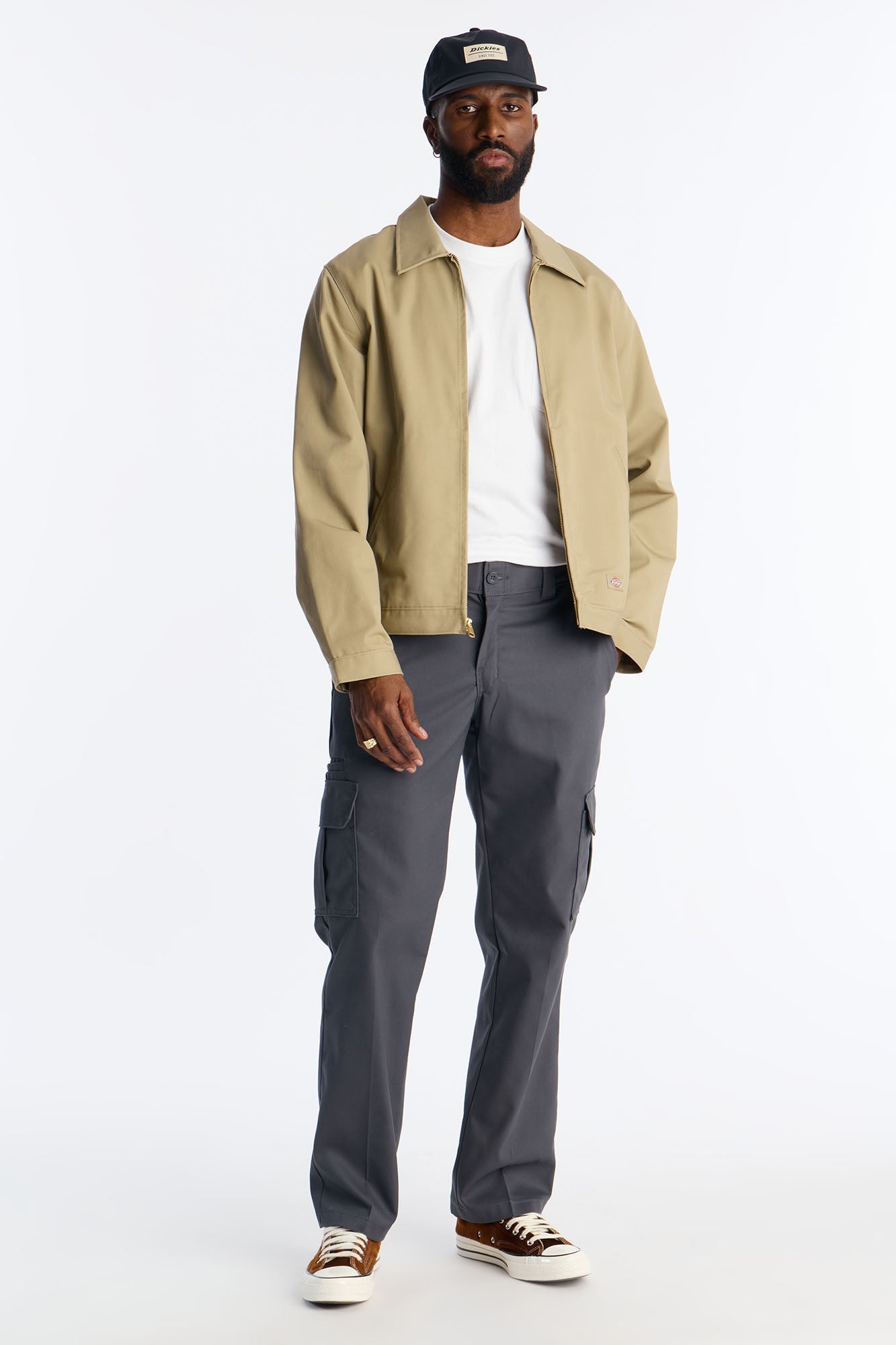 Dickies Twill Cargo Straight Pant - Charcoal