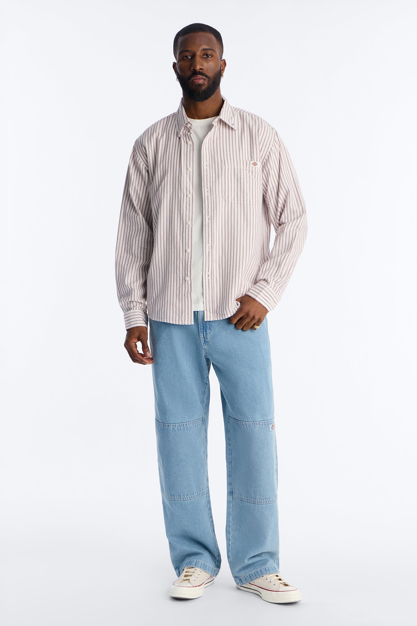 Dickies Gallatin Long Sleeve Shirt - White