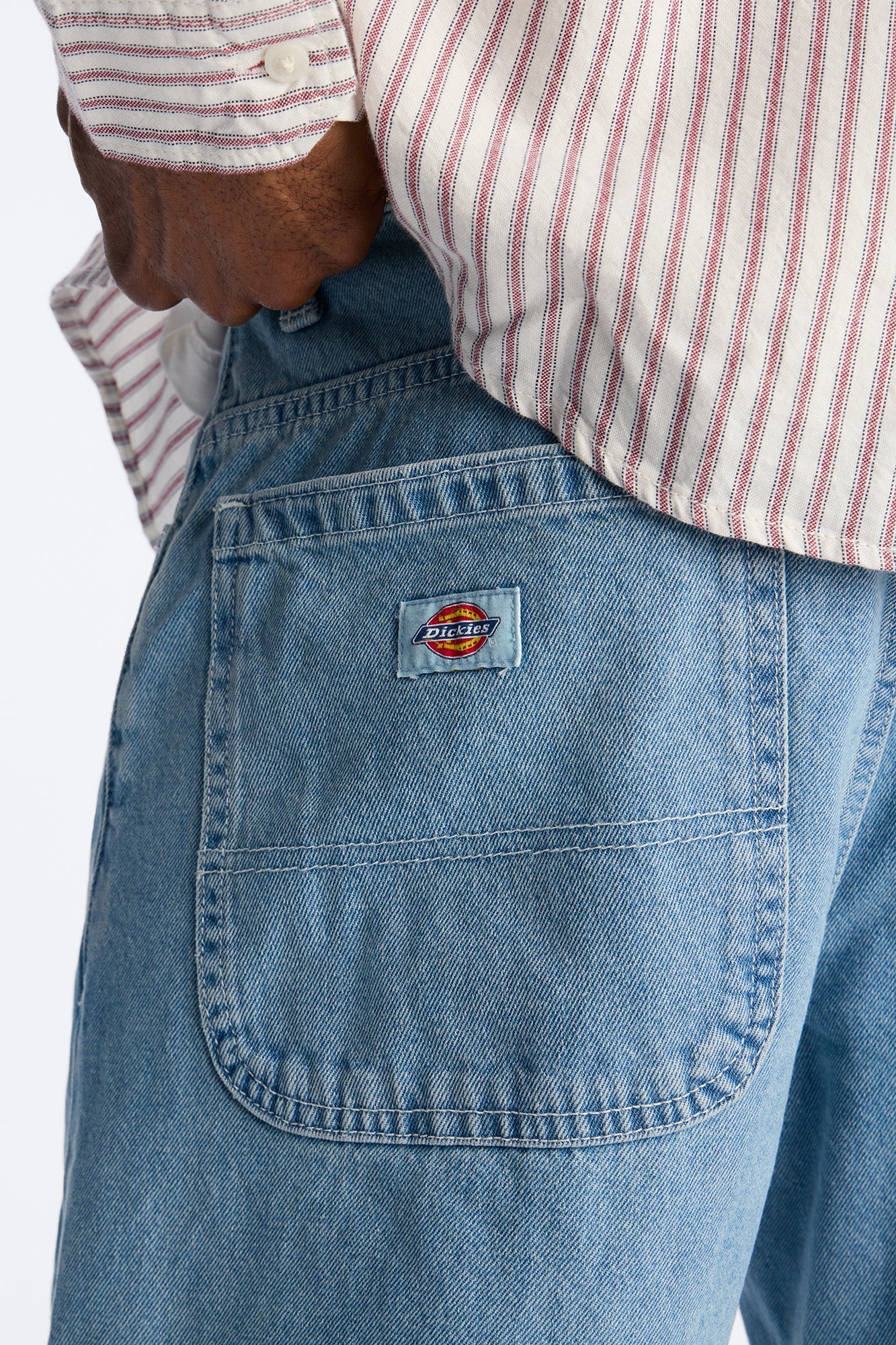 Dickies Loose Fit Double Knee Jean - Light Blue Wash