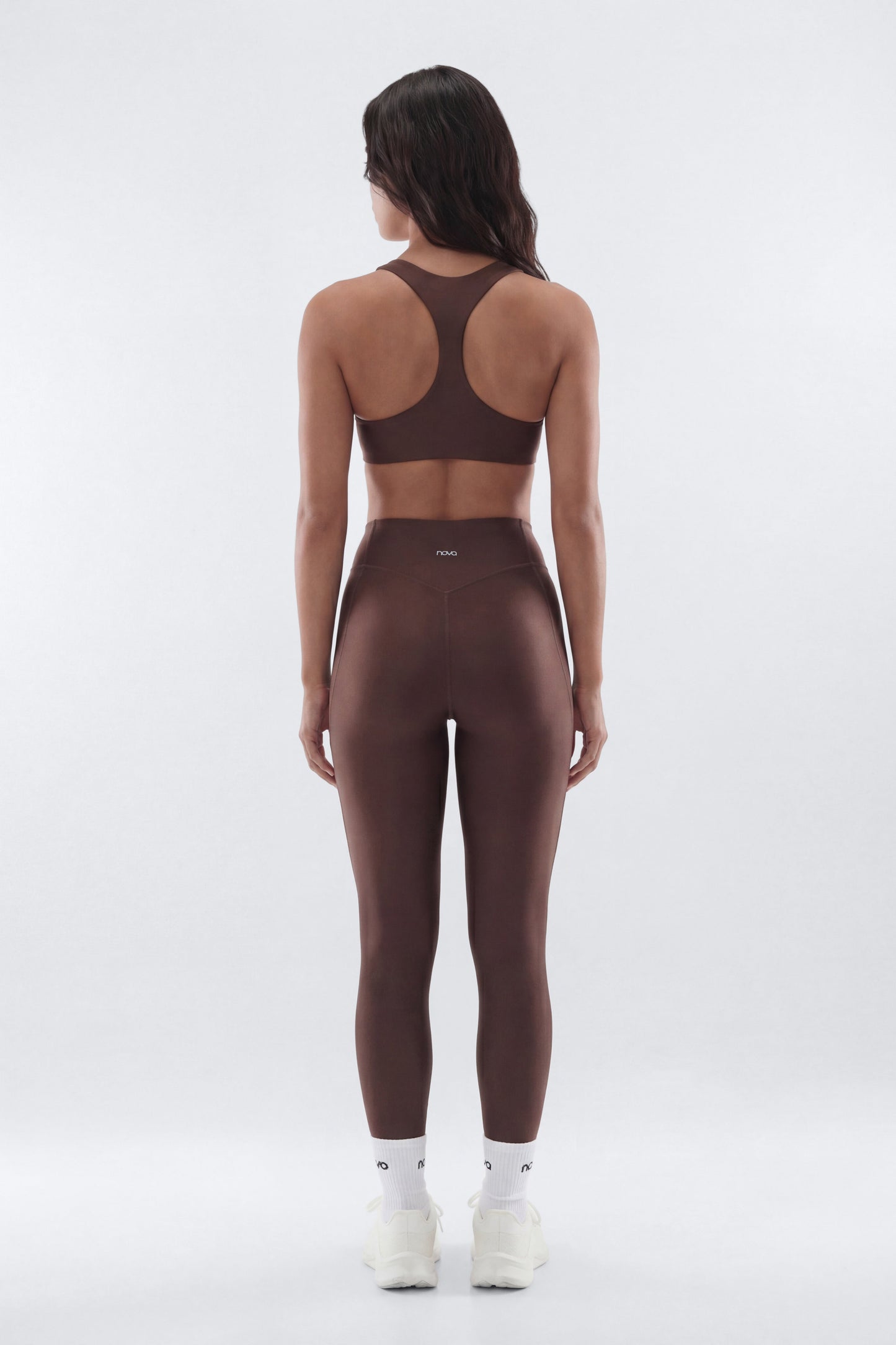 AirSculpt™ 25″ Mid Rise Legging - Brown NEWFASHIONEDGE
