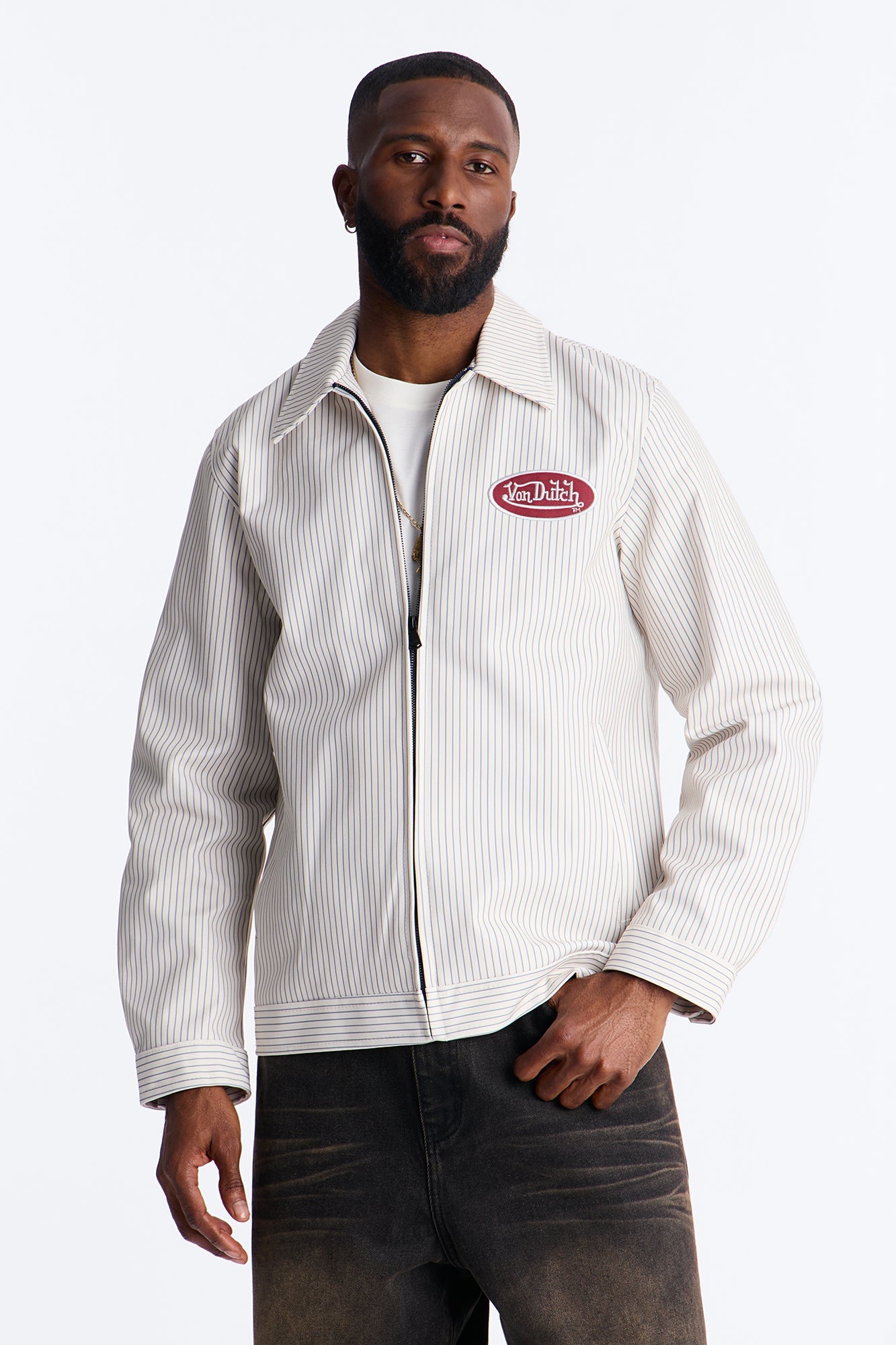 Von Dutch Mechanic Jacket - Beige