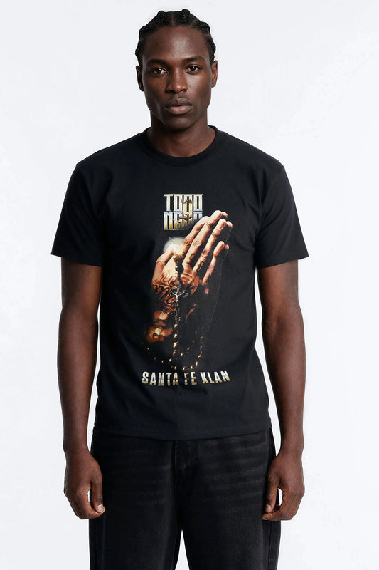 Santa Fe Klan Praying Hands Short Sleeve Tee - Black