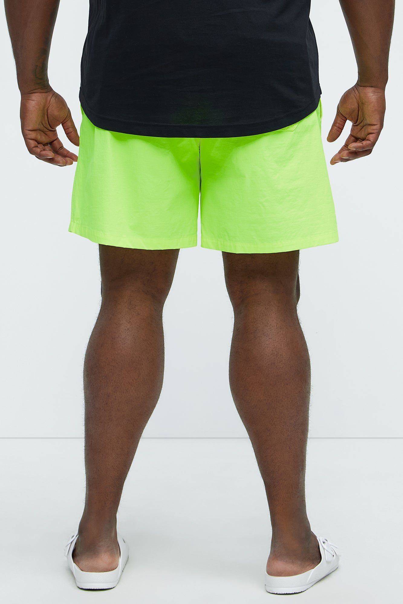 Montez Stretch Swim Trunk 7″ - Neon Yellow