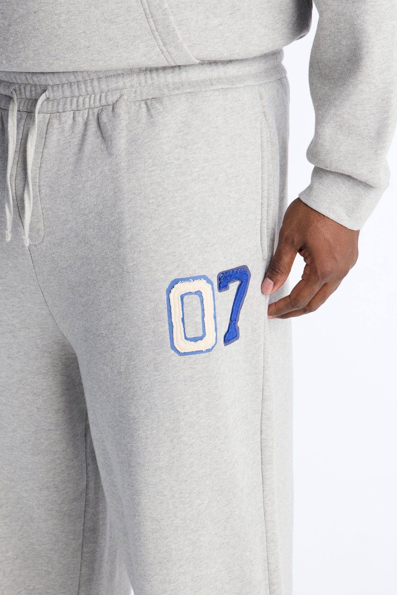 Mellow Patch Sweatpants - Heather Grey