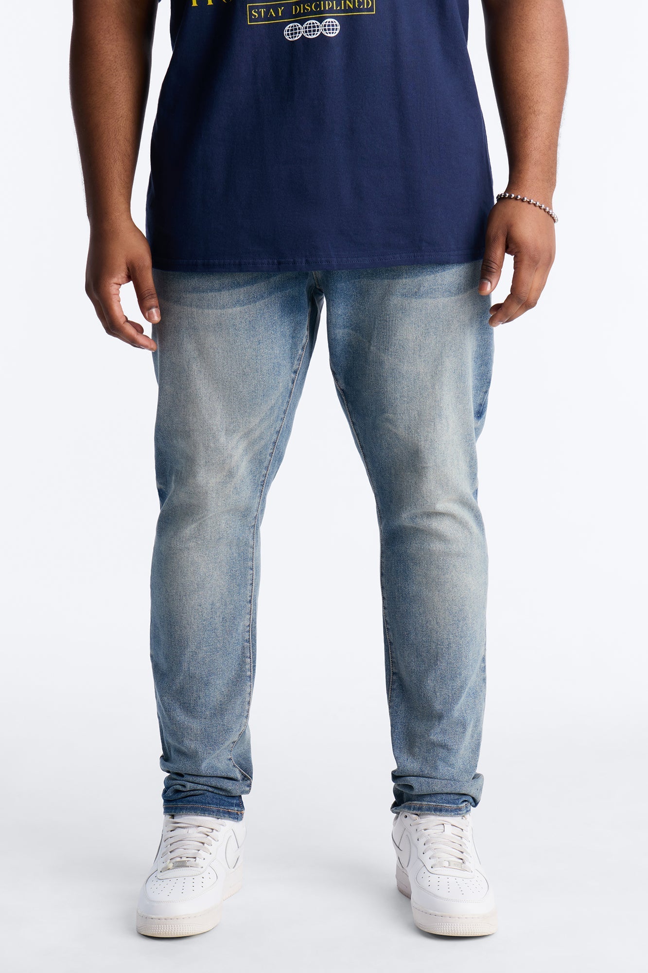 Stacked Skinny Elite Jean - Medium Blue Wash