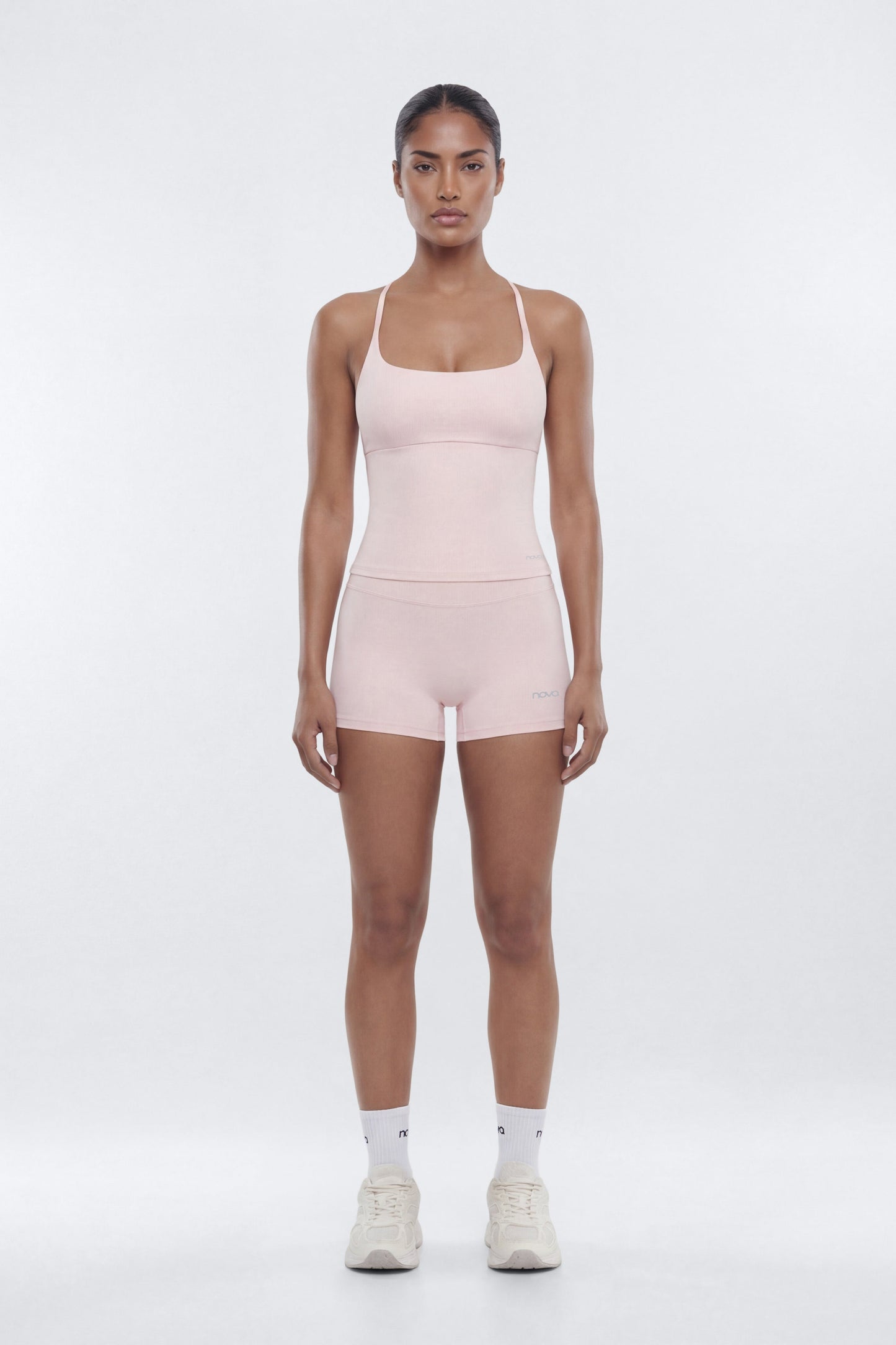 CloudForm™ Y Back Sports Top - Blush NEWFASHIONEDGE