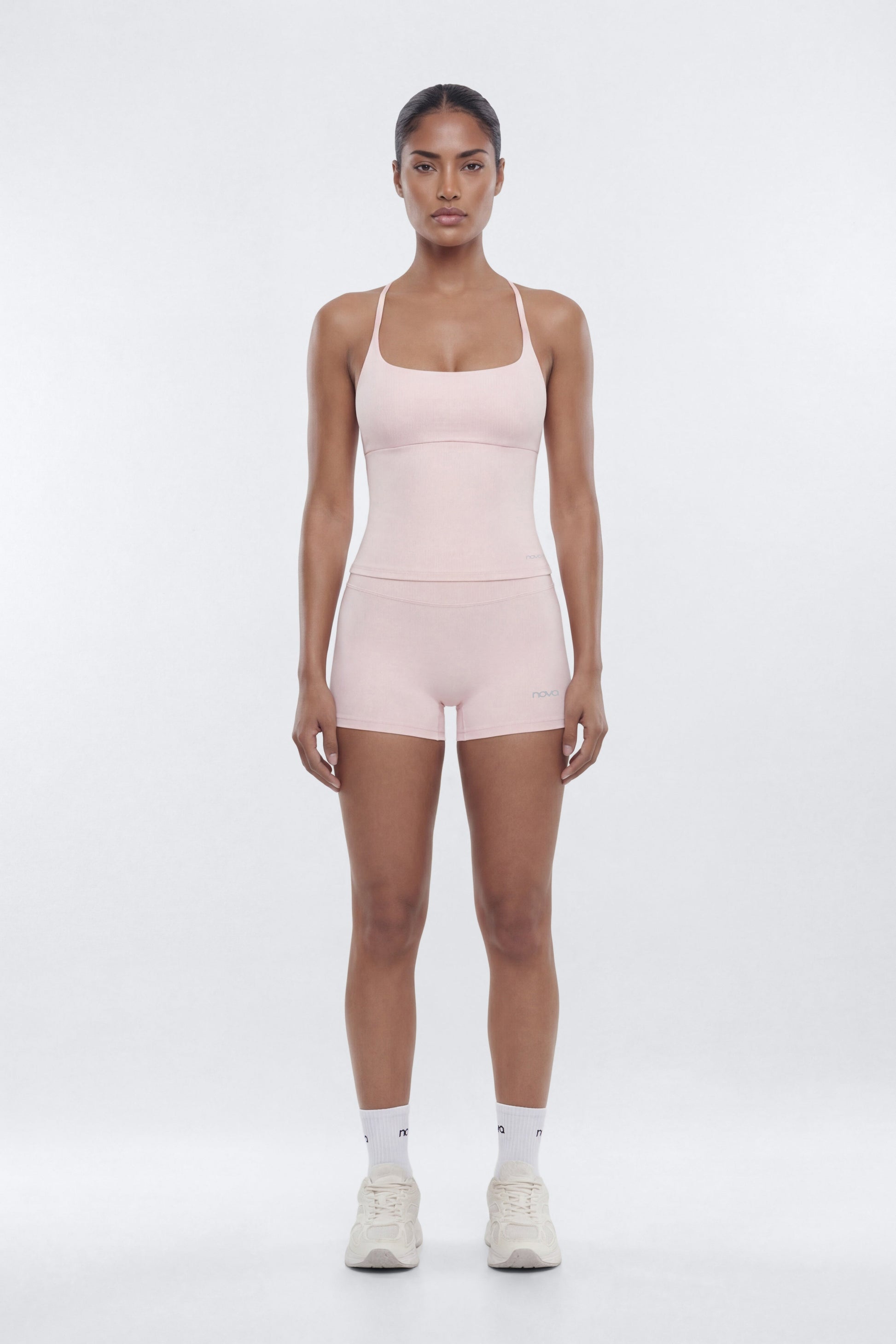 CloudForm™ Y Back Sports Top - Blush NEWFASHIONEDGE