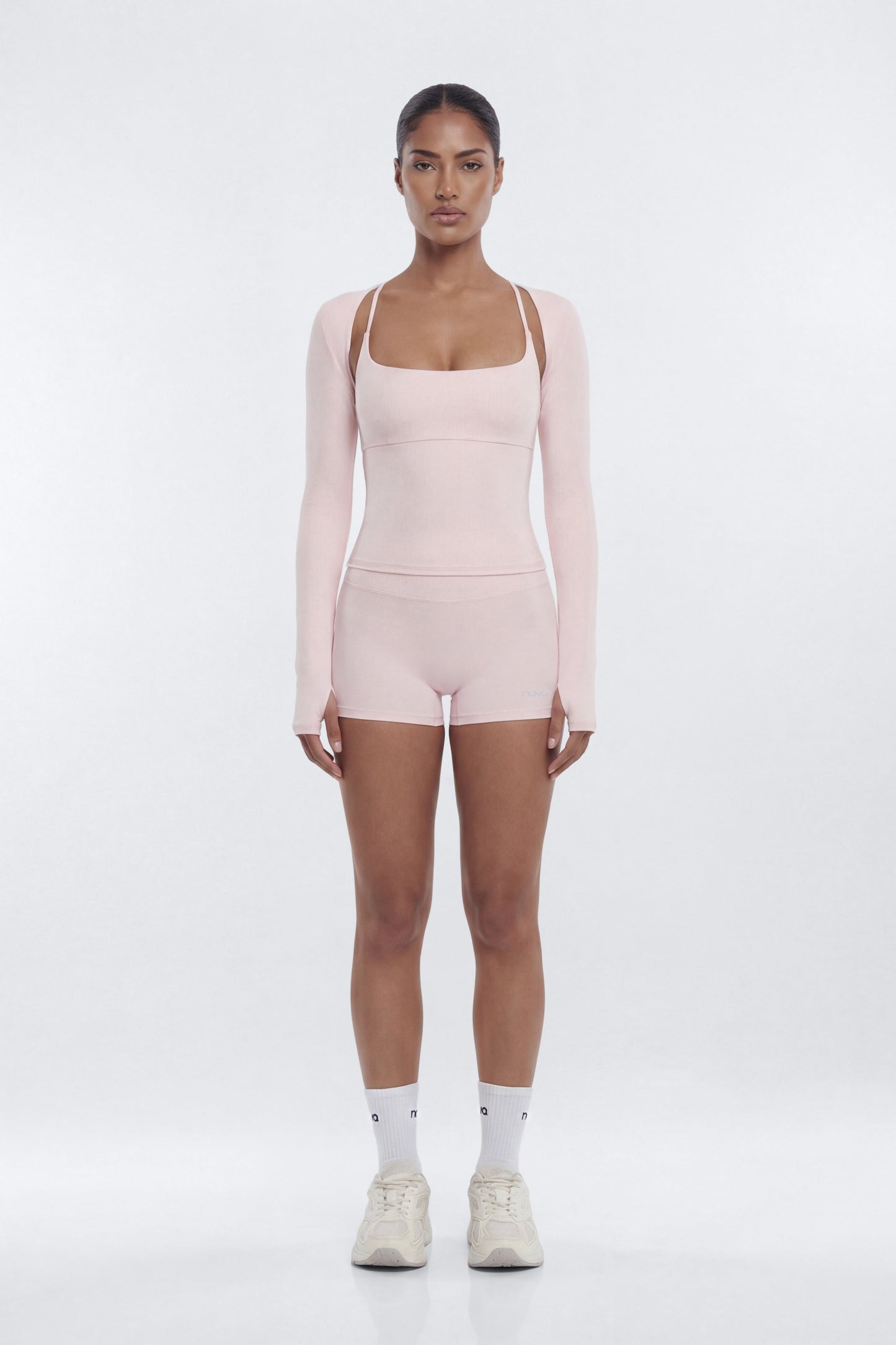 CloudForm™ Long Sleeve Shrug - Pink