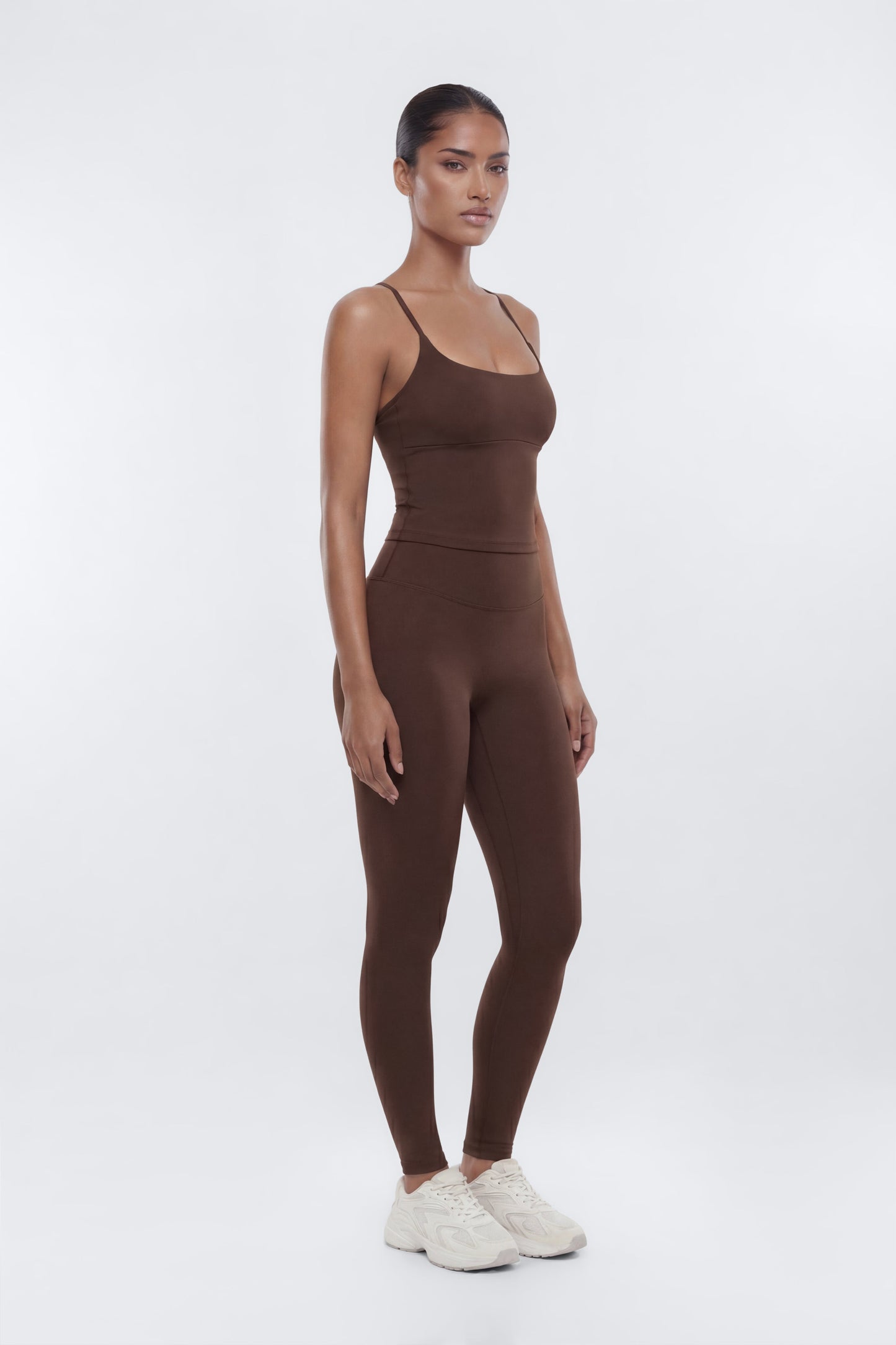 CloudForm™ 25″ Invisible Scrunch Legging - Brown NEWFASHIONEDGE