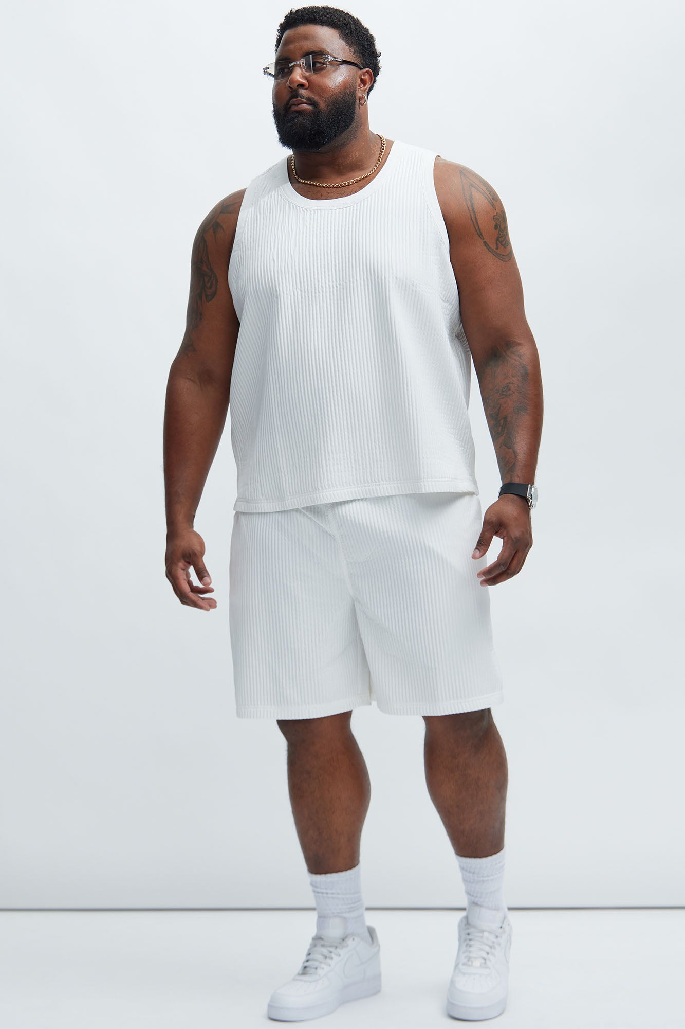 Santiago Relaxed Shorts - White