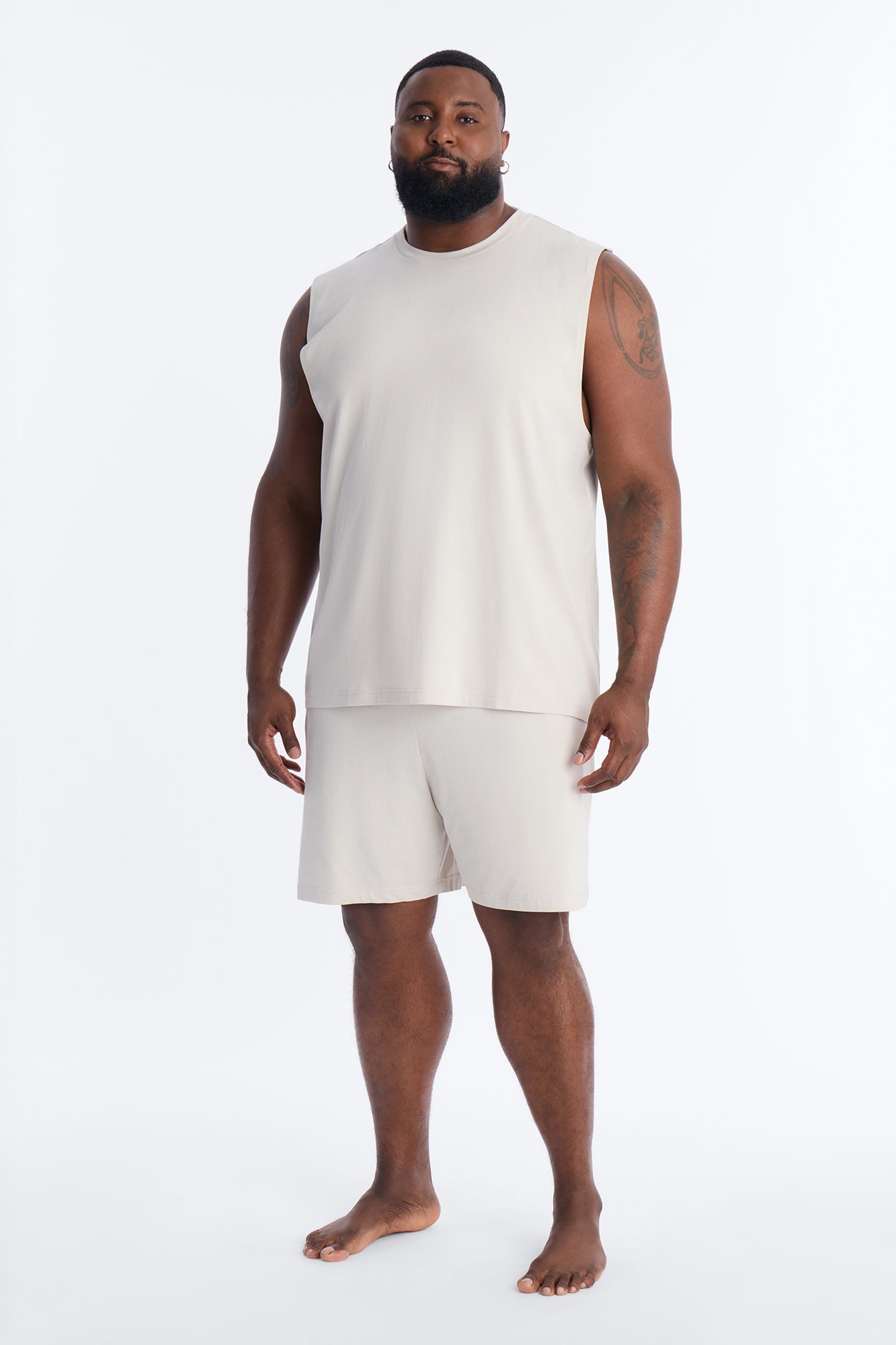 Essential Modal Lounge Shorts - Stone